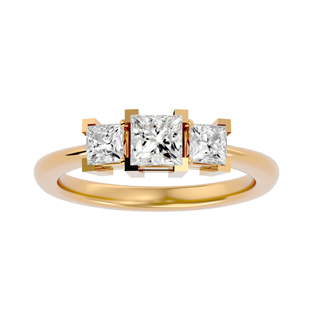 Pearl Three Stone Ring