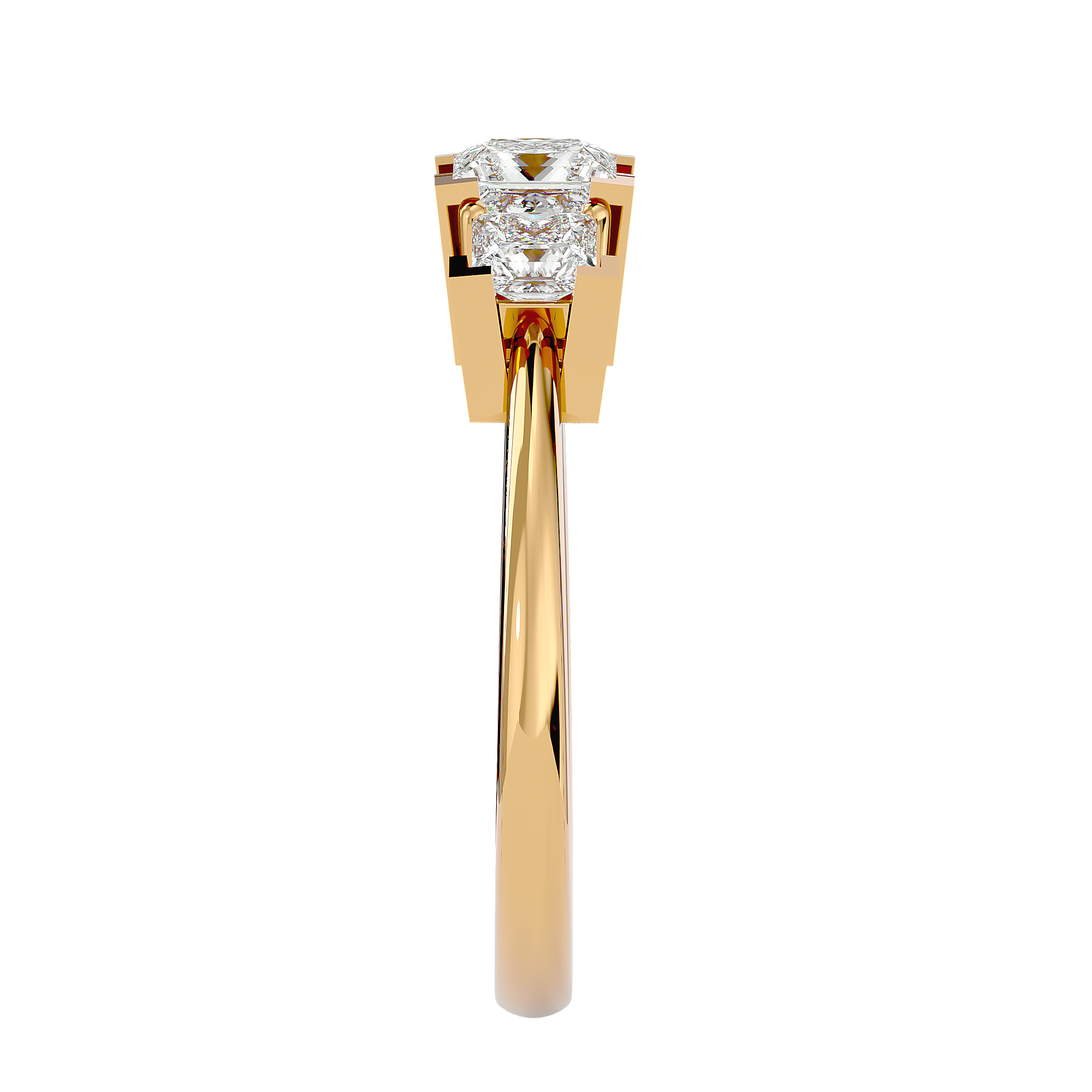 Pearl Three Stone Ring