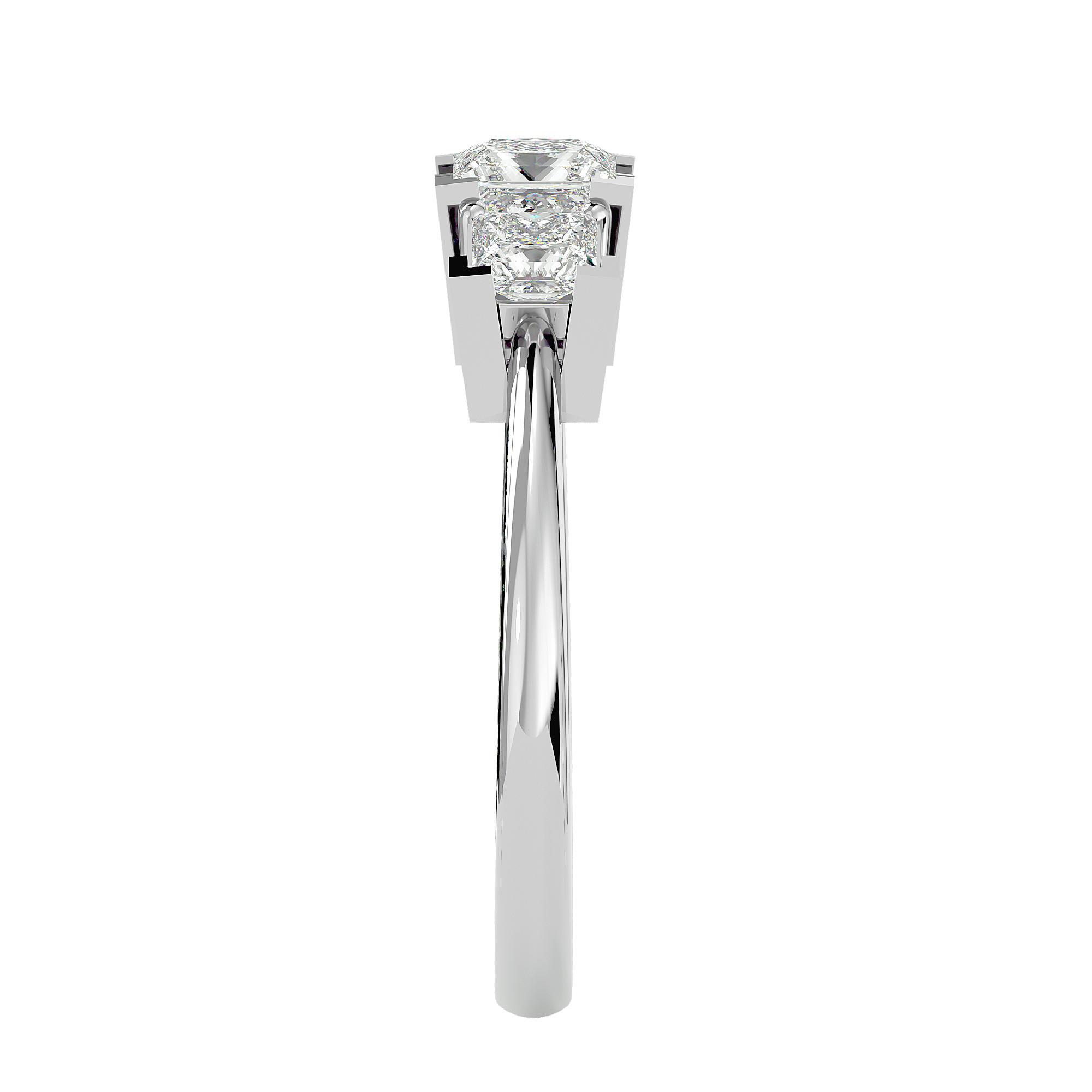 Pearl Three Stone Ring