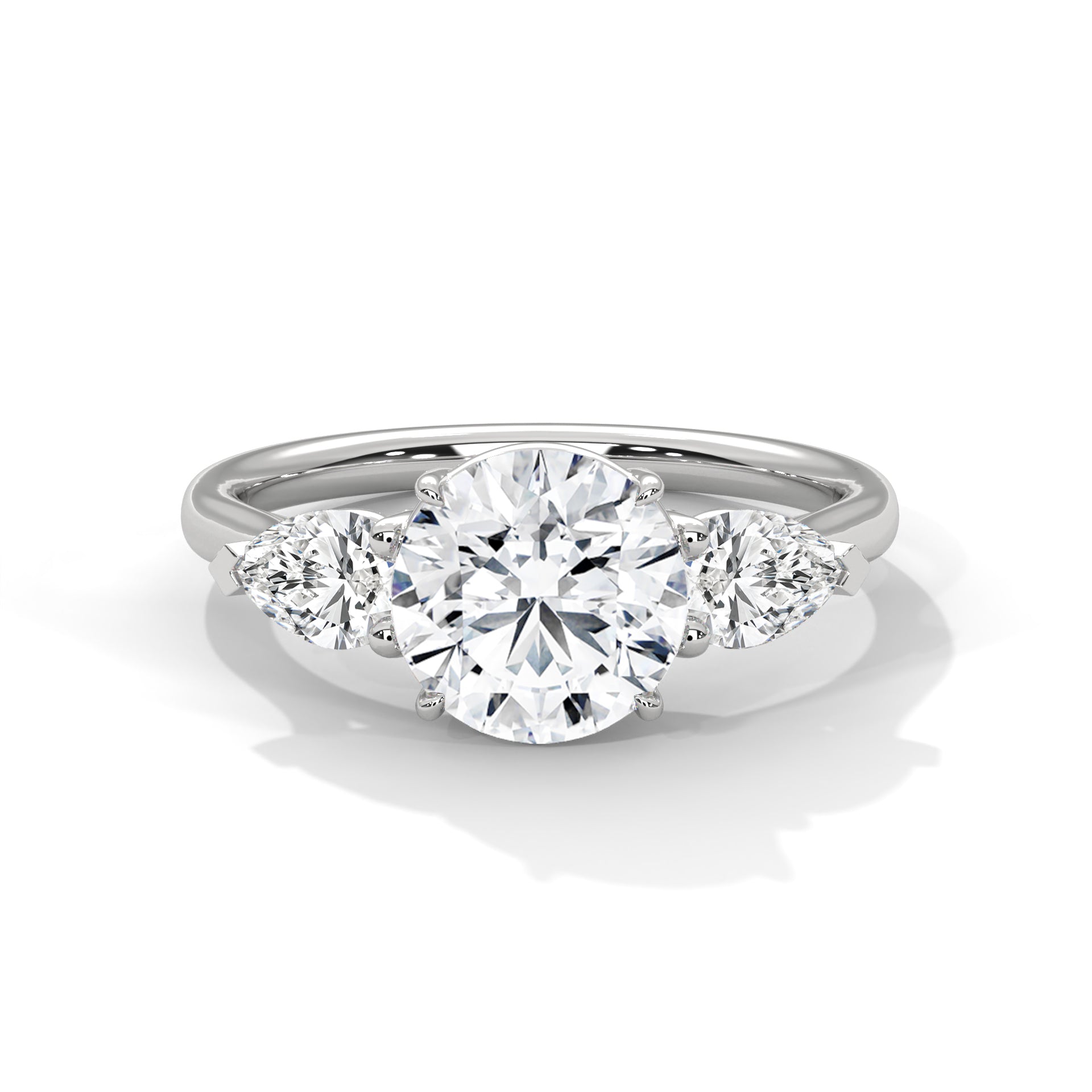 Alia Three Stone Ring