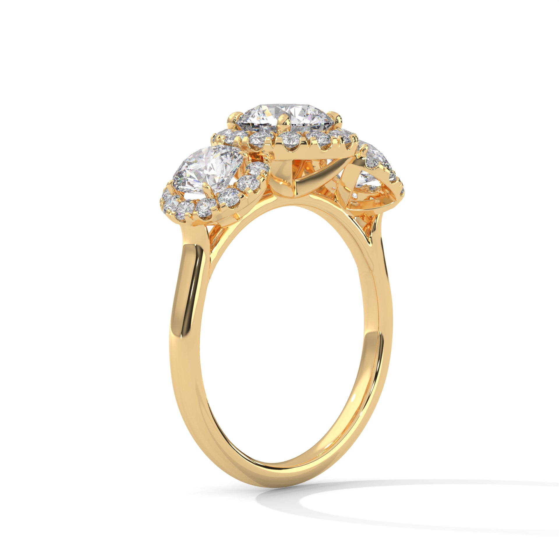 Lillie Three Stone Ring