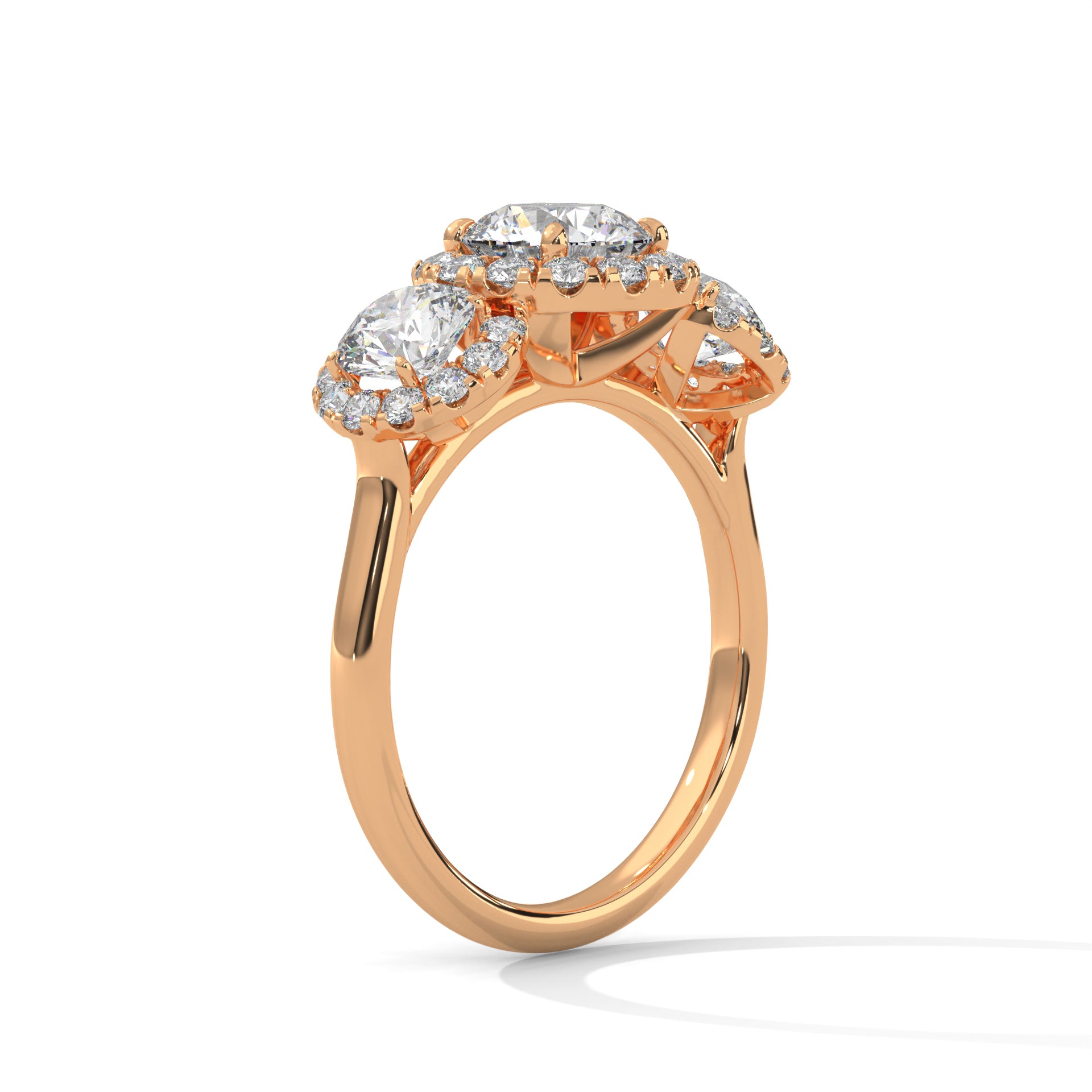 Lillie Three Stone Ring