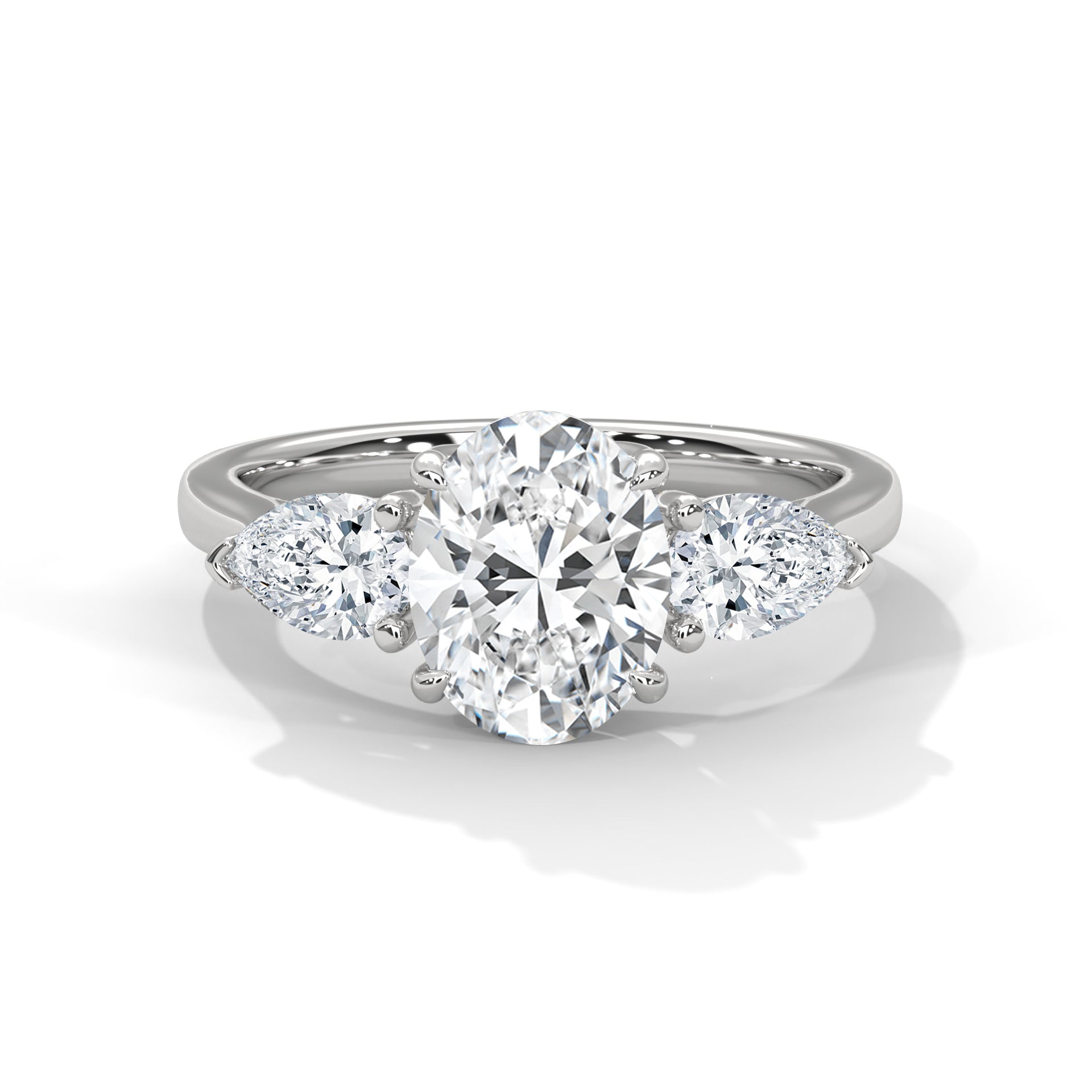 Aileen Three Stone Ring
