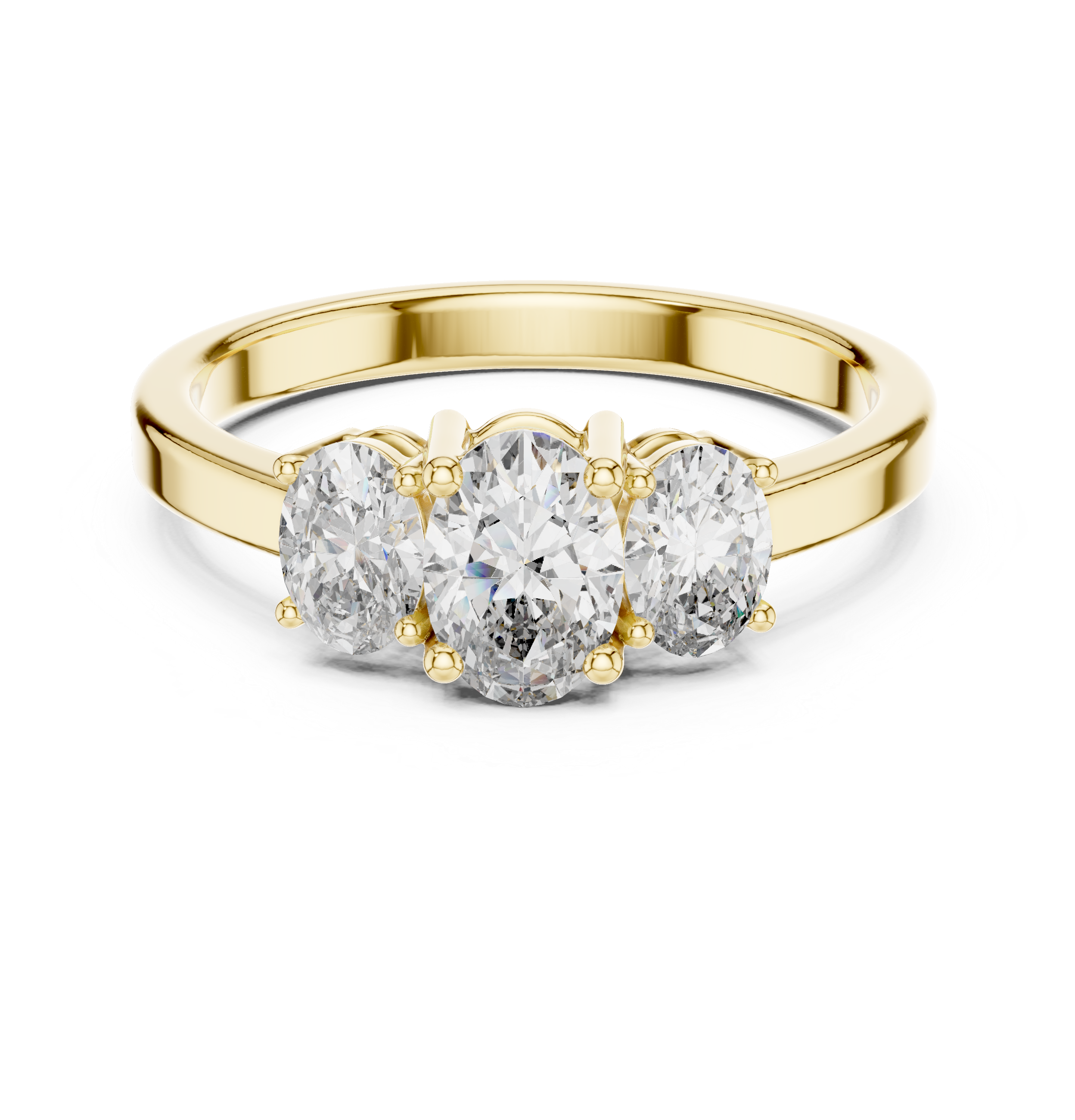 Astrid Three Stone Ring