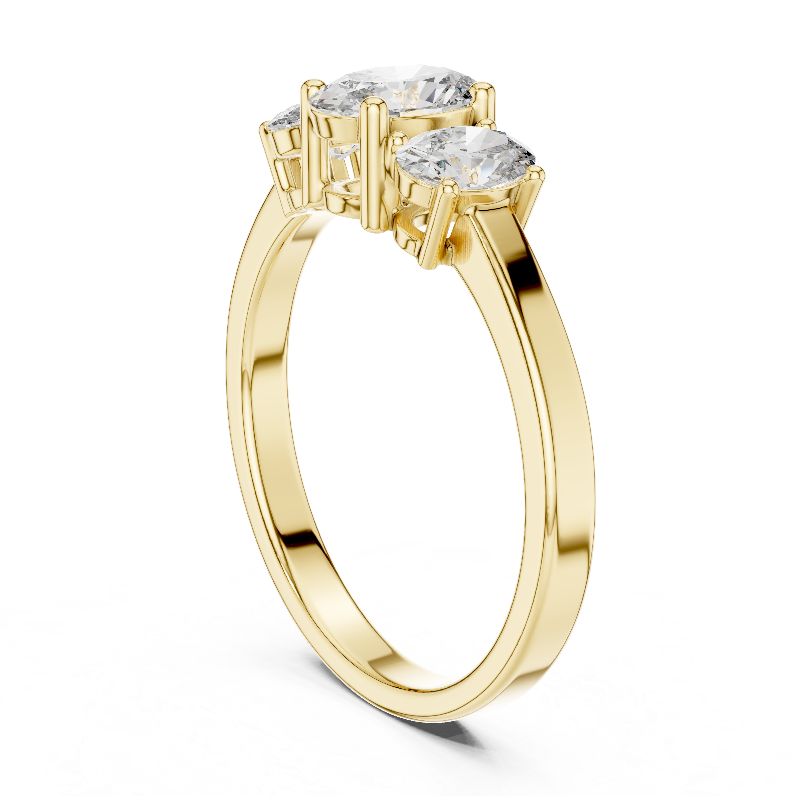 Astrid Three Stone Ring