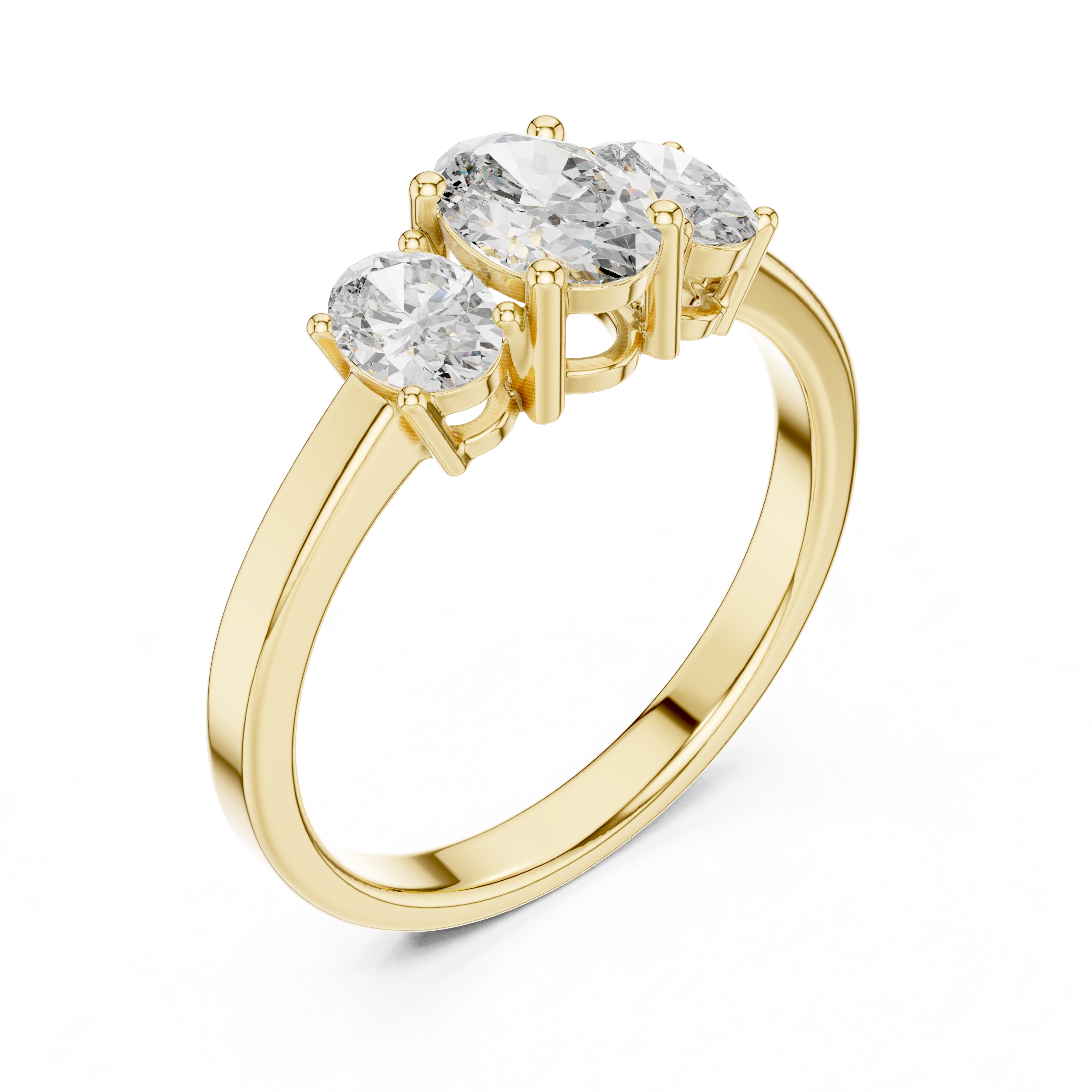Astrid Three Stone Ring