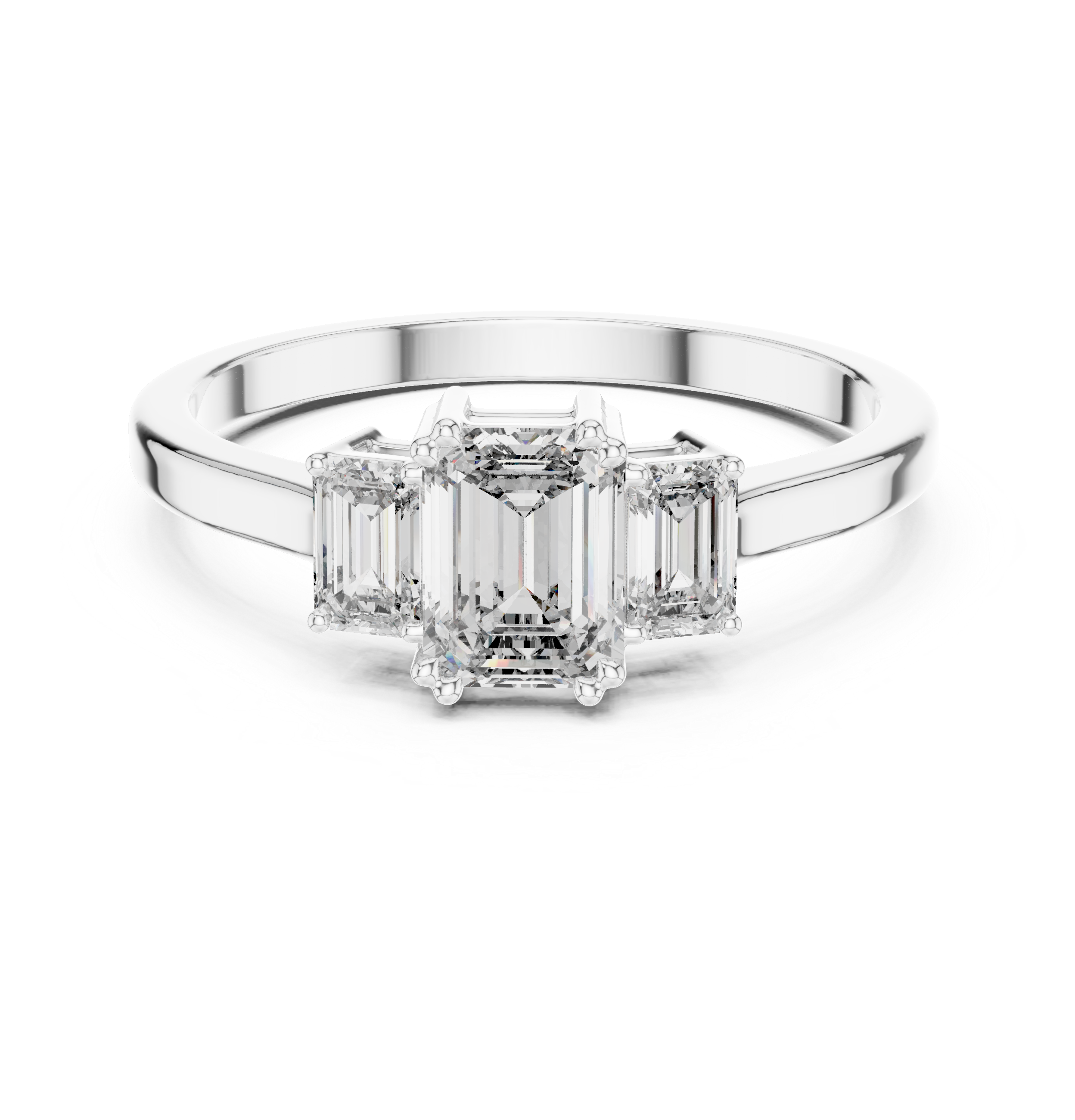 Kyleigh Three Stone Ring
