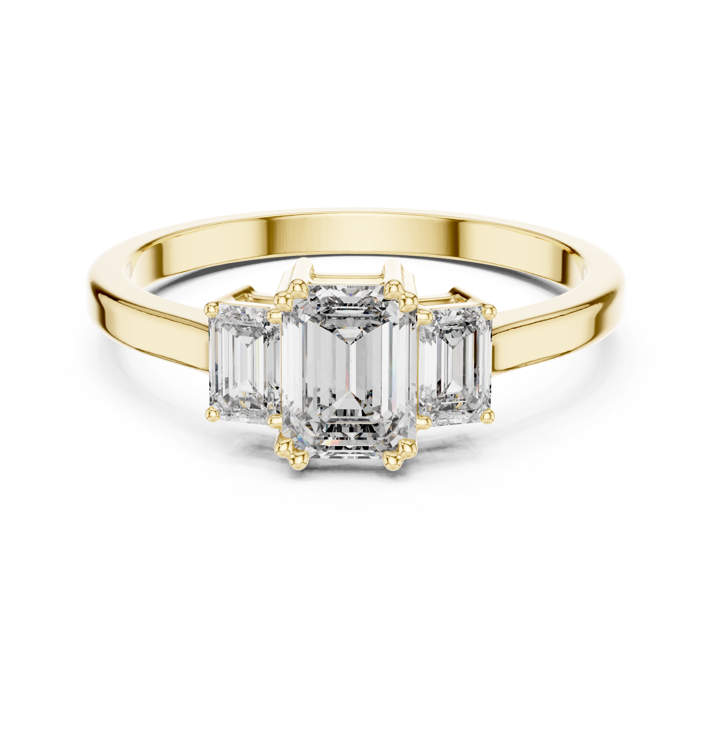 Kyleigh Three Stone Ring