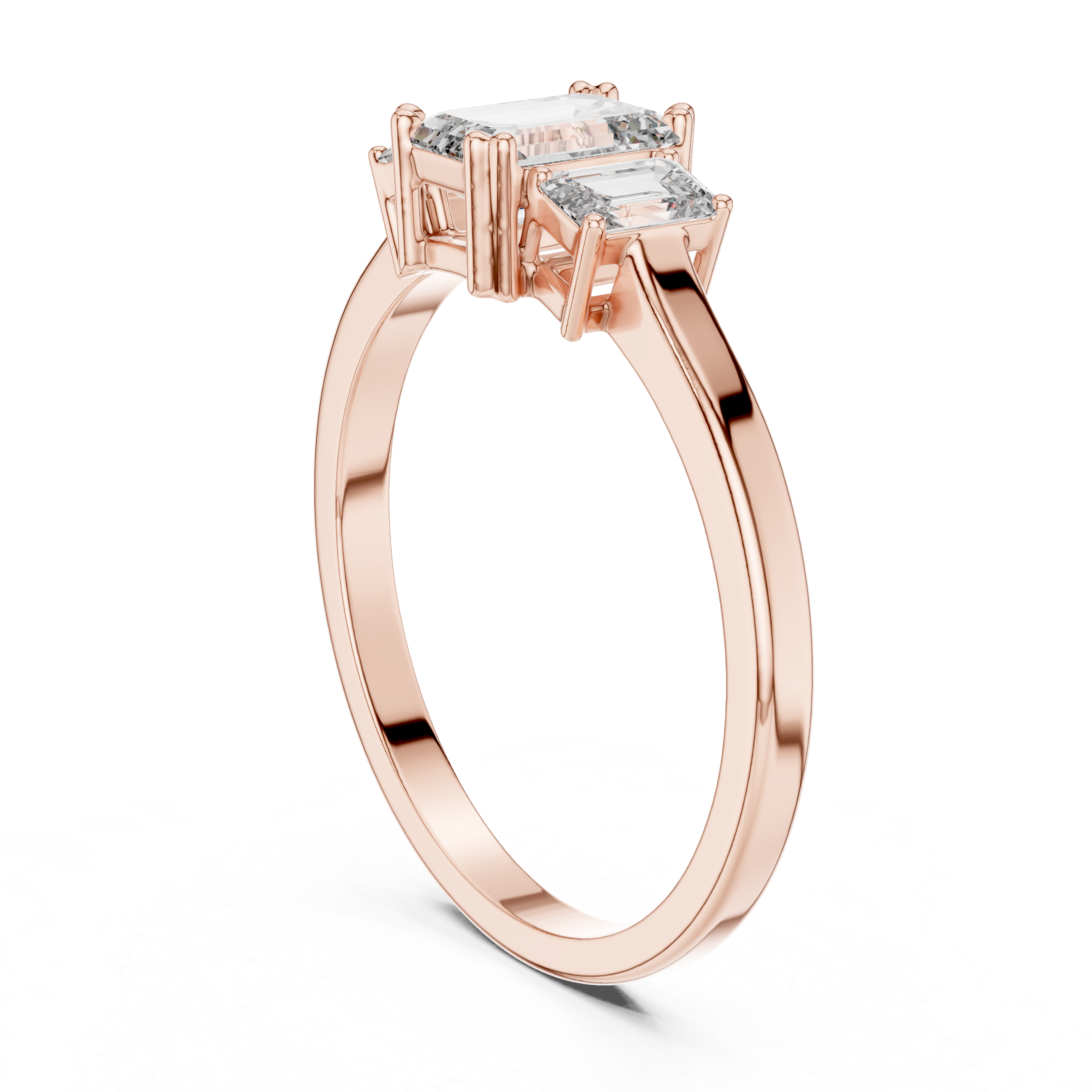 Kyleigh Three Stone Ring
