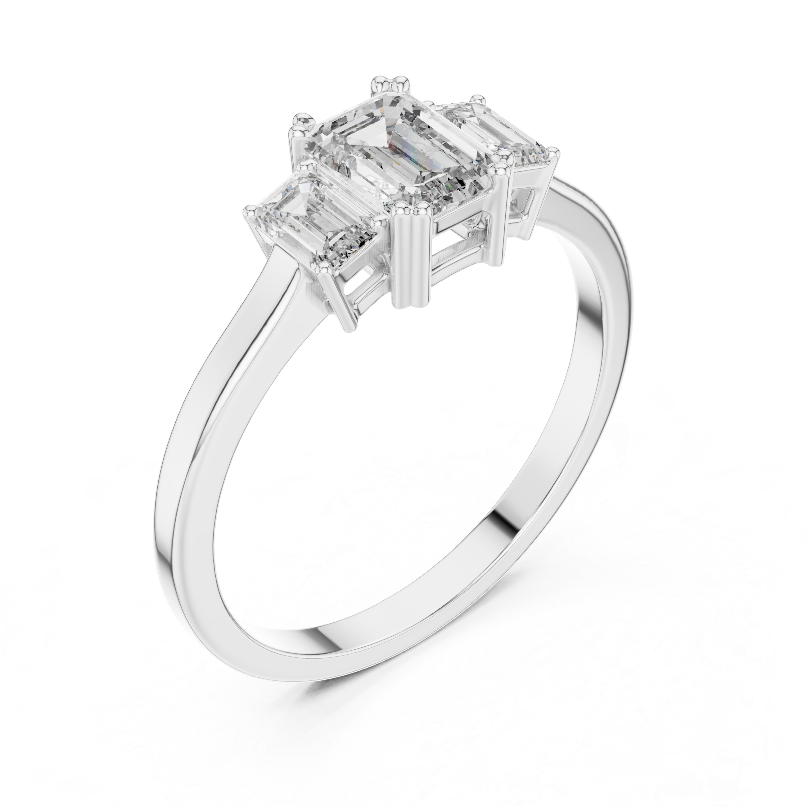 Kyleigh Three Stone Ring