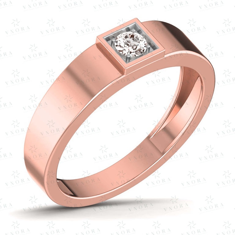 Francis  Solitaire Mens Ring