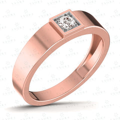 Francis  Solitaire Mens Ring
