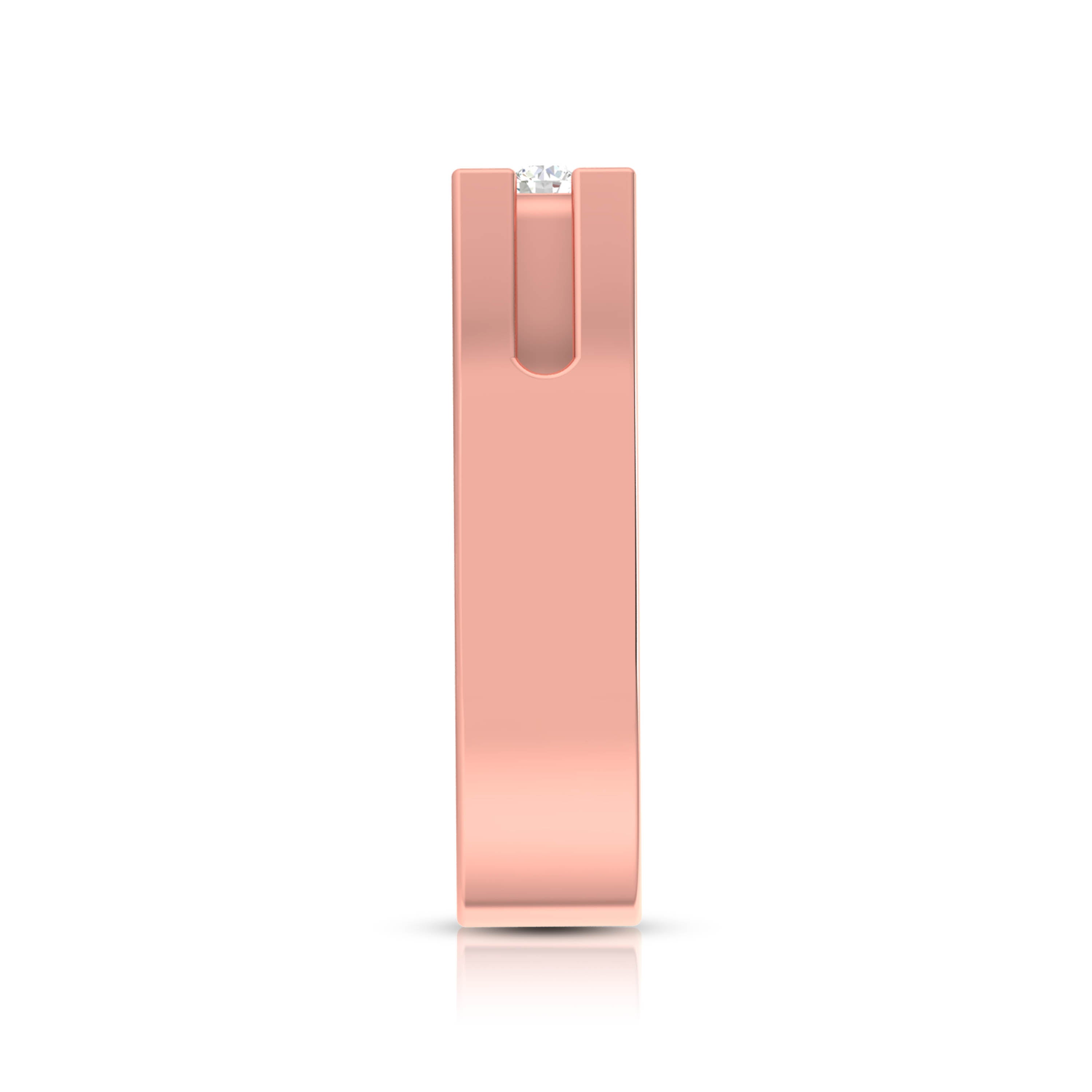 Franklin Solitaire Mens Ring