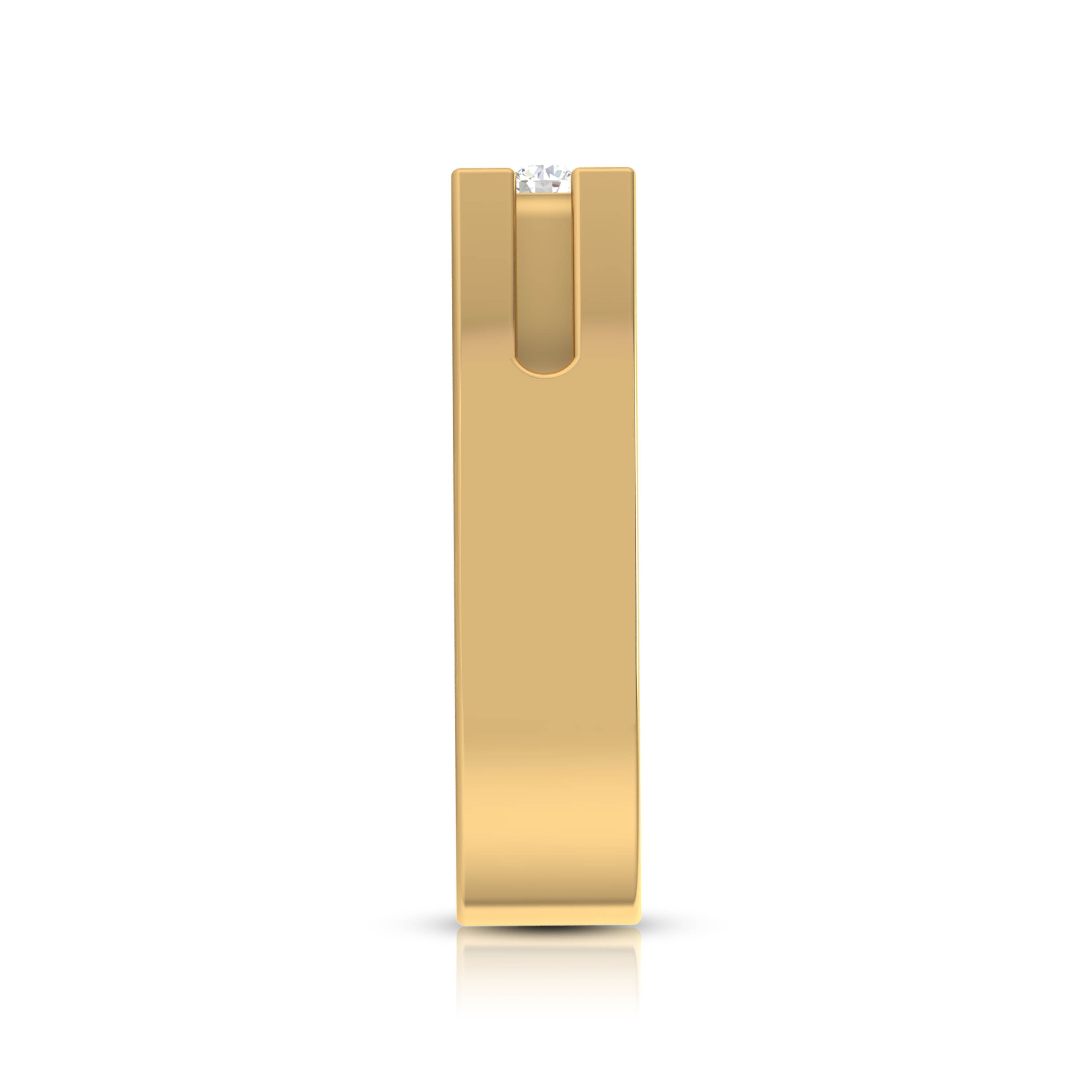Franklin Solitaire Mens Ring
