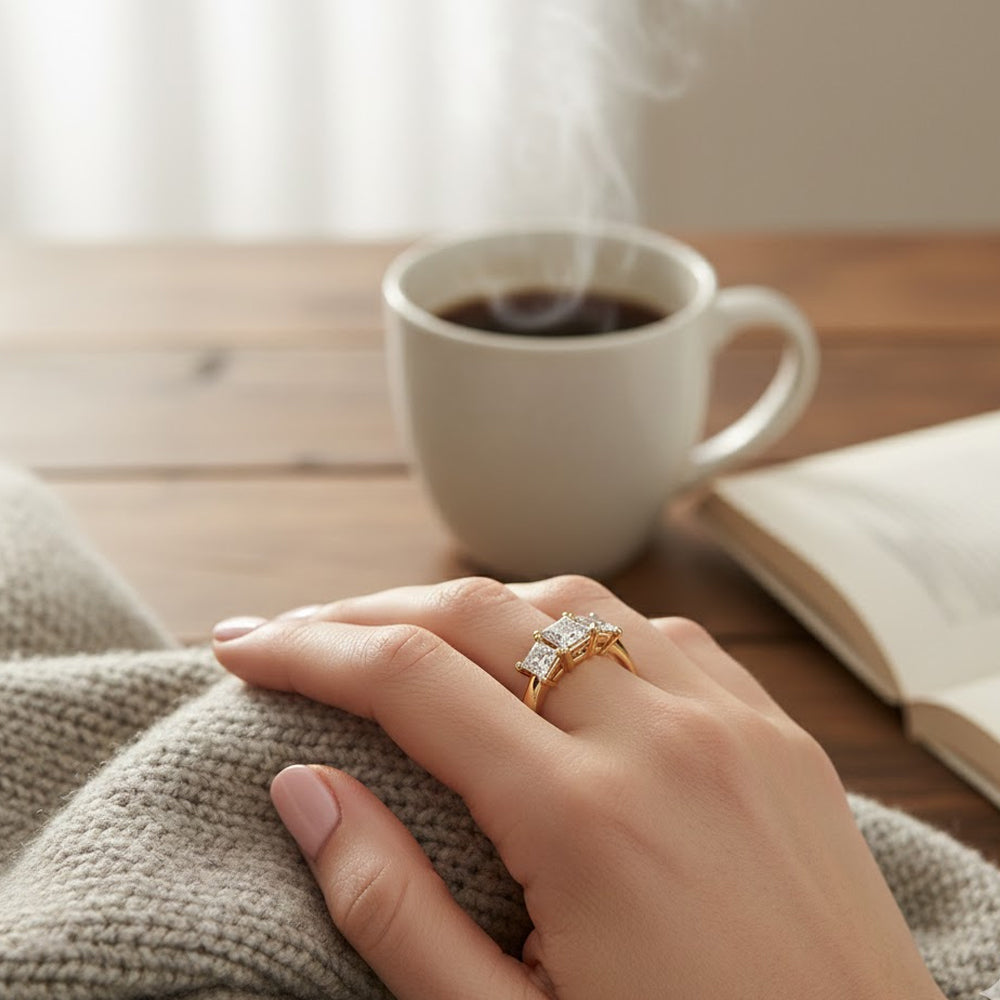 Haylee Three Stone Ring