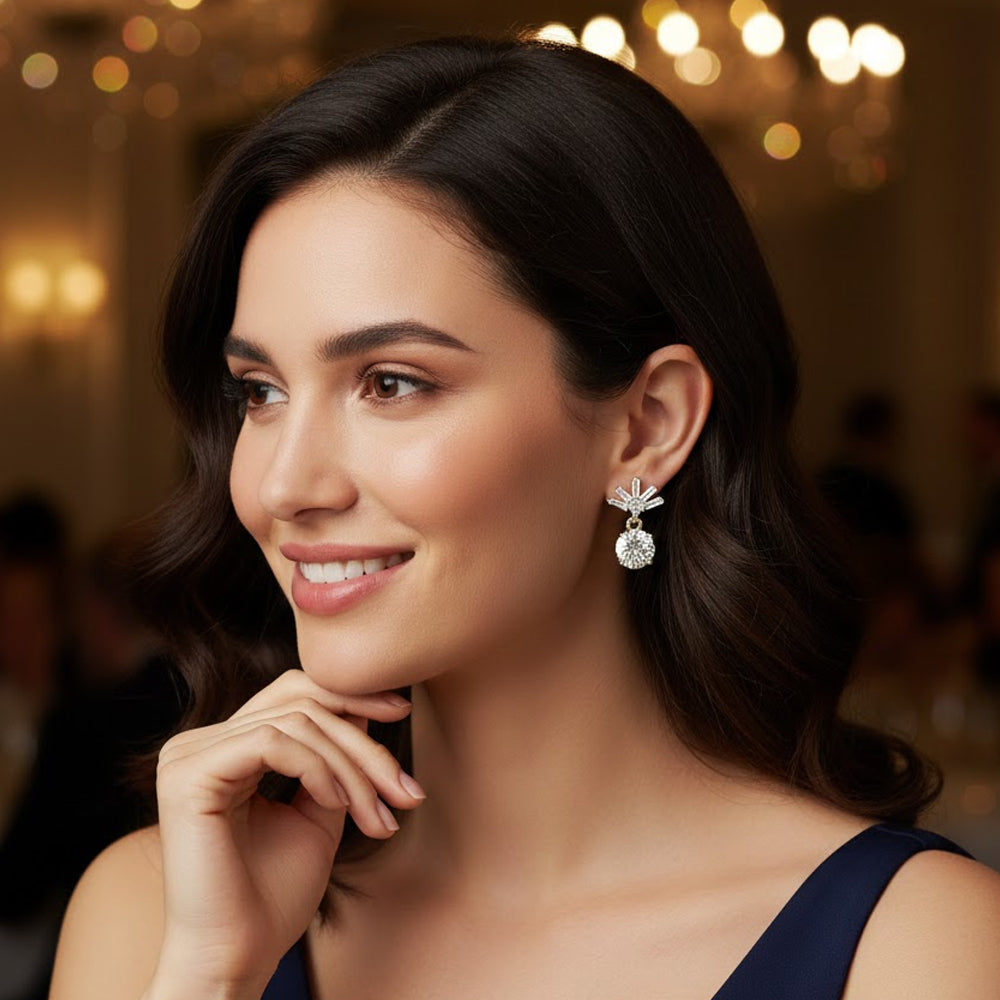 Jazmine Diamond Earring