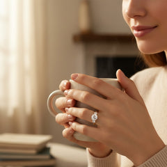 Magnolia Three Stone Ring