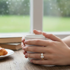 Noa Three Stone Ring