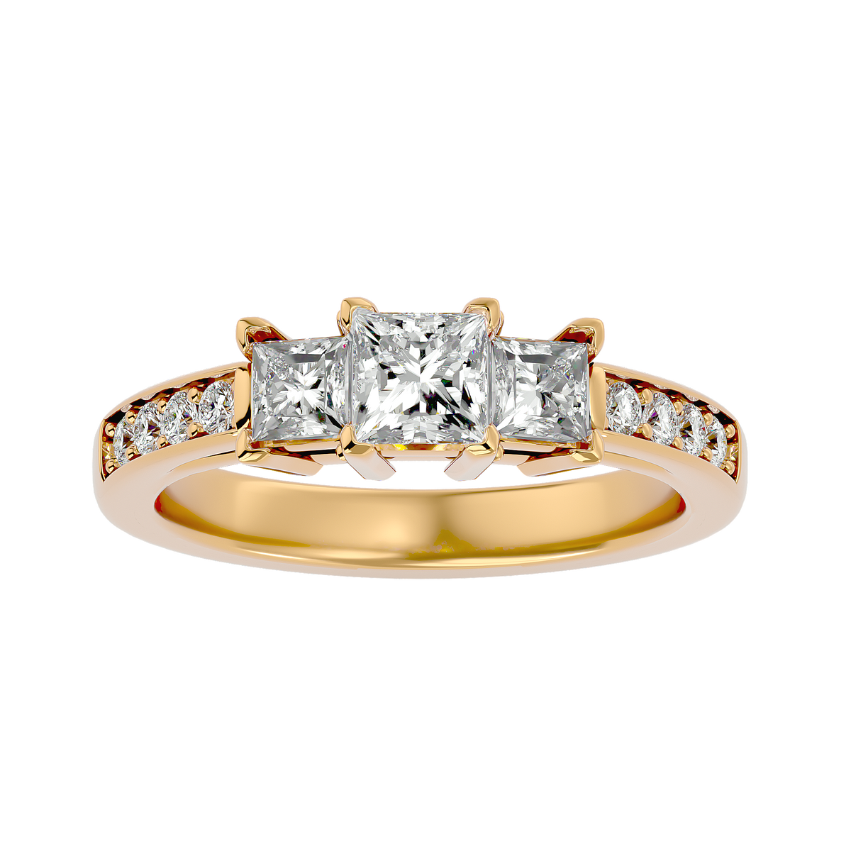 Addyson Three Stone Ring