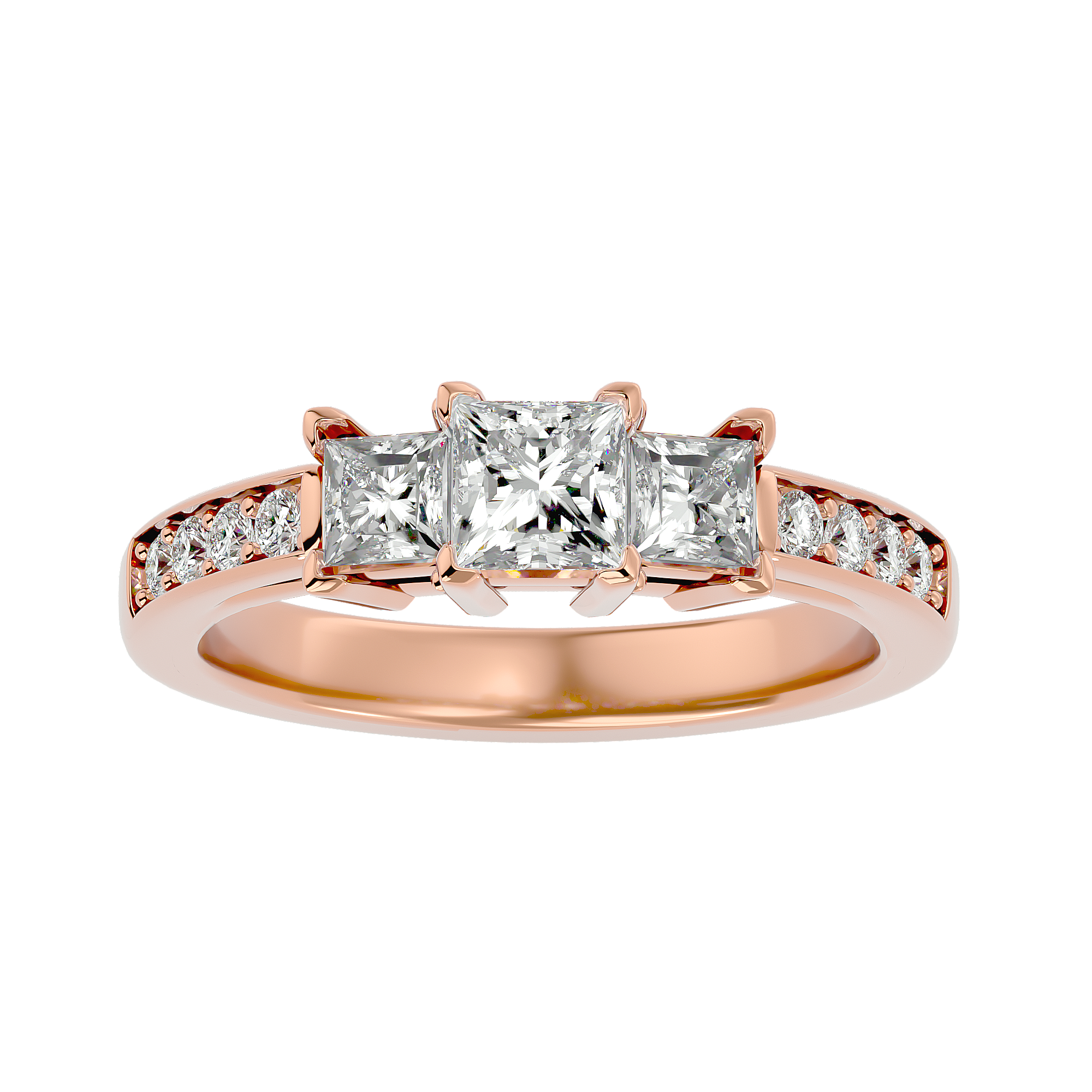 Addyson Three Stone Ring