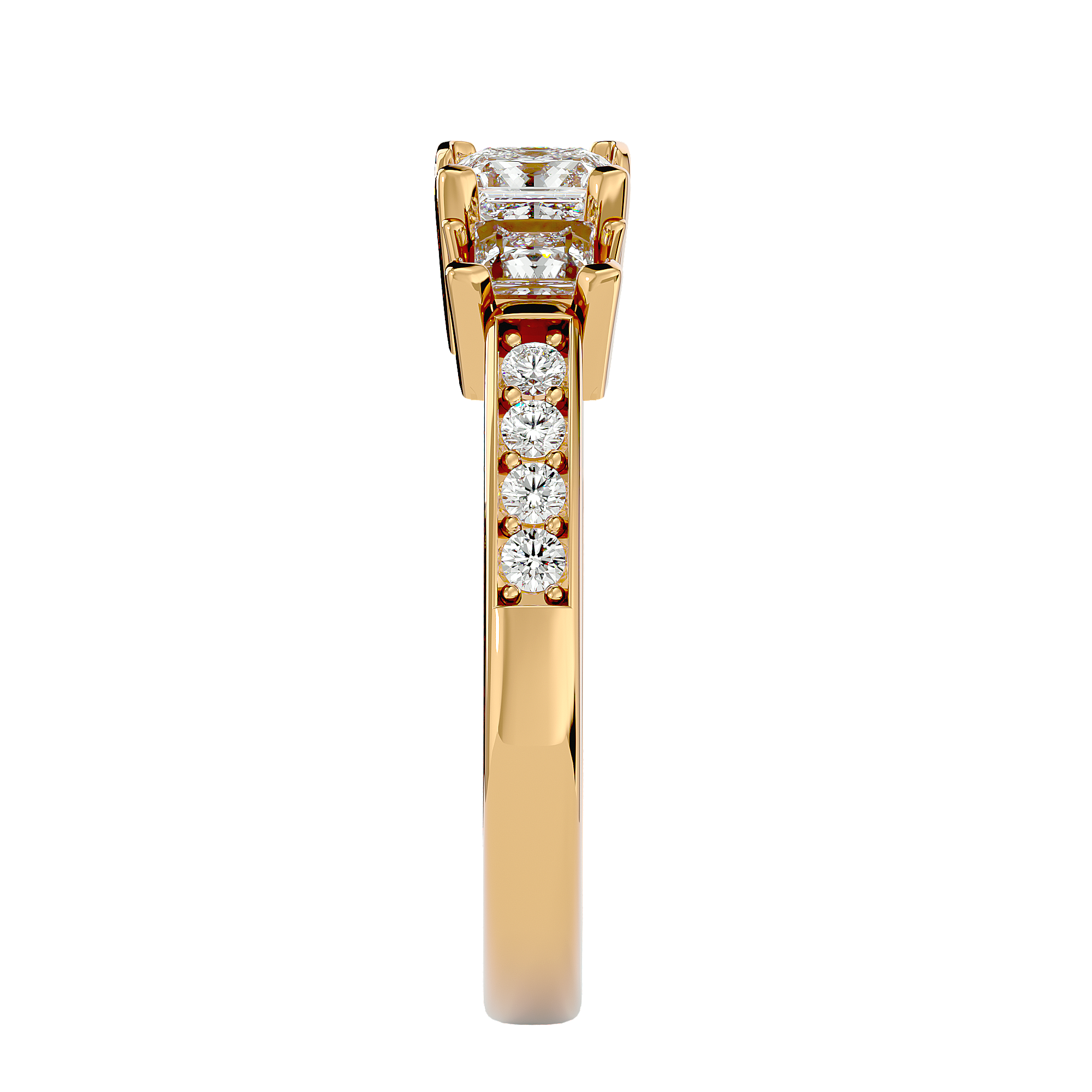 Addyson Three Stone Ring