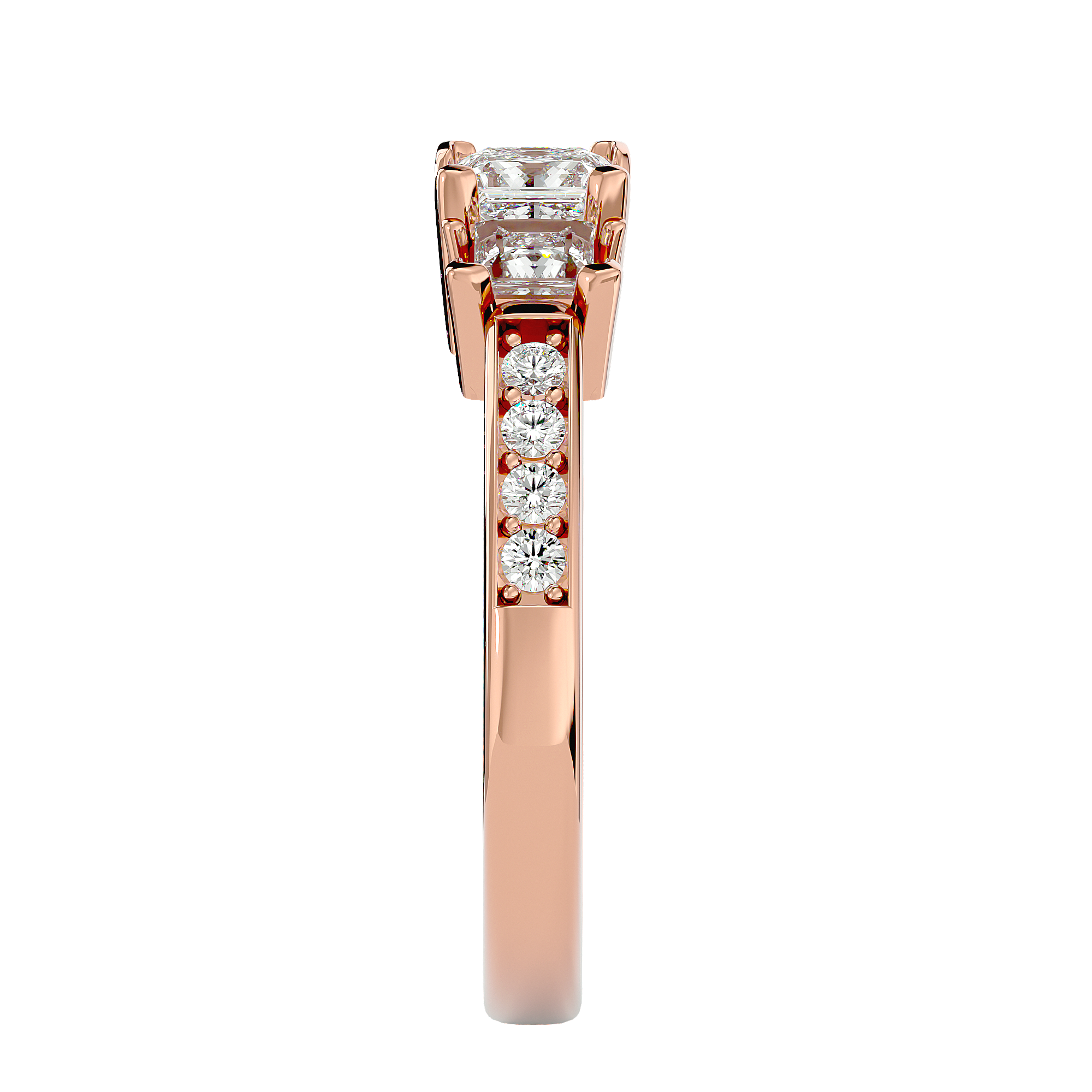 Addyson Three Stone Ring
