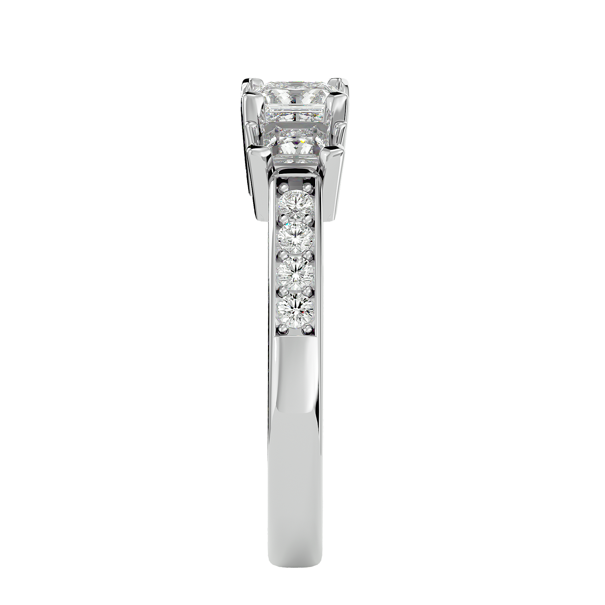 Addyson Three Stone Ring