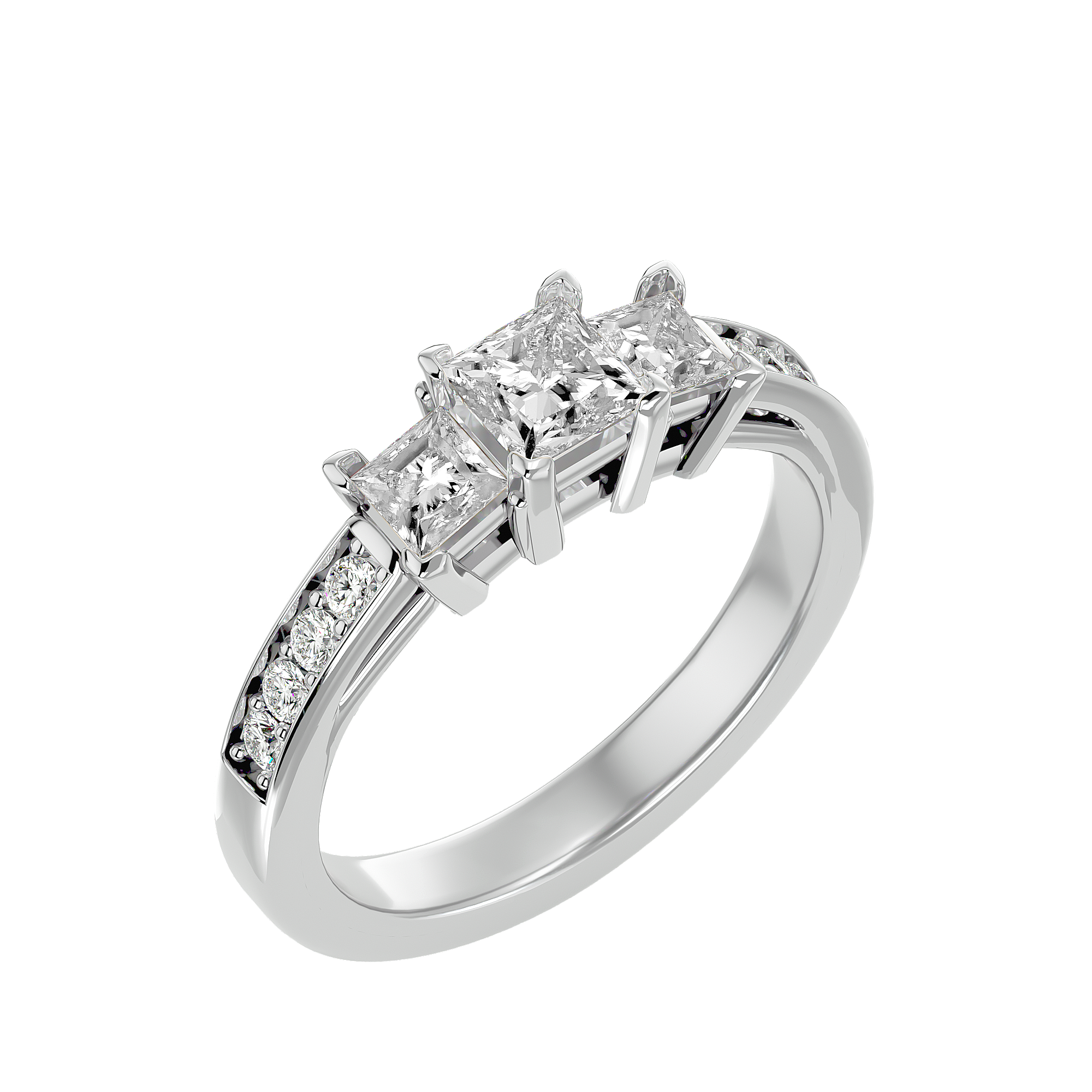 Addyson Three Stone Ring