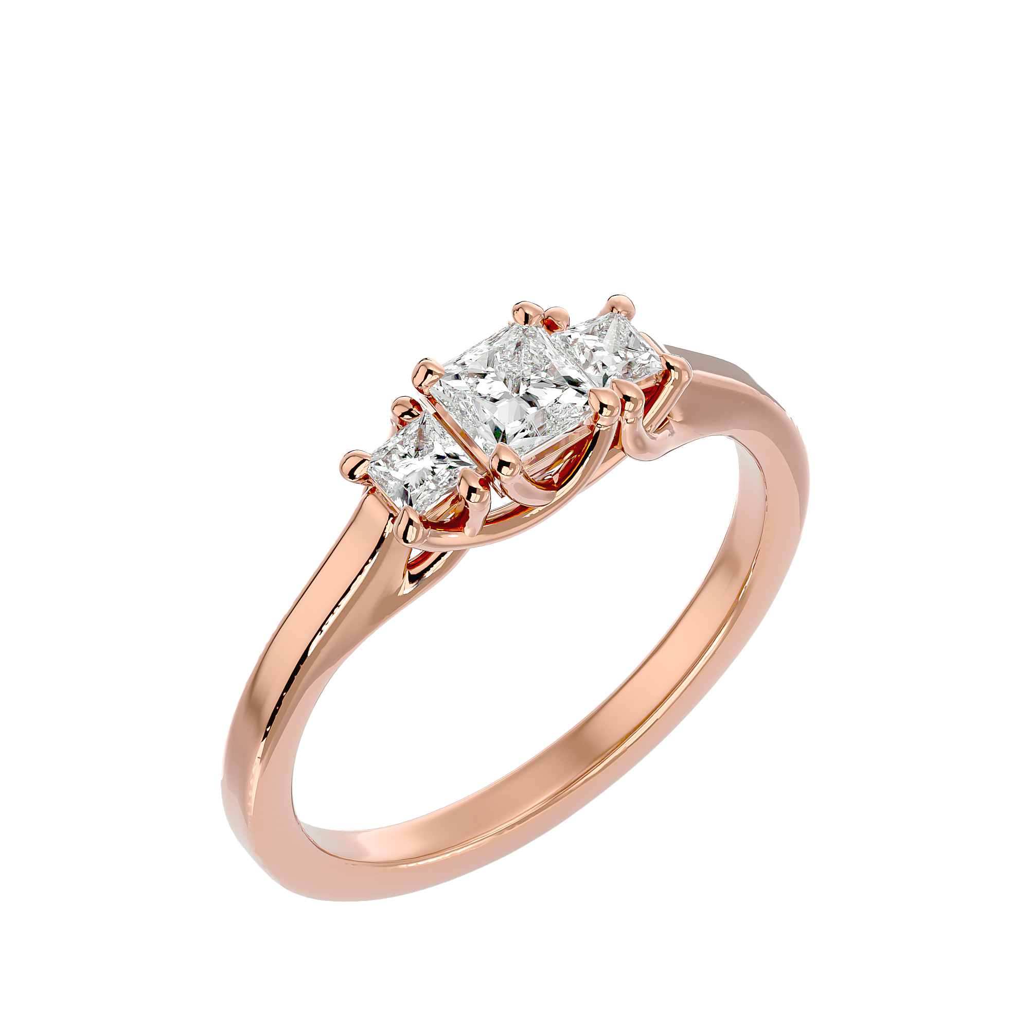 Roselyn Three Stone Ring