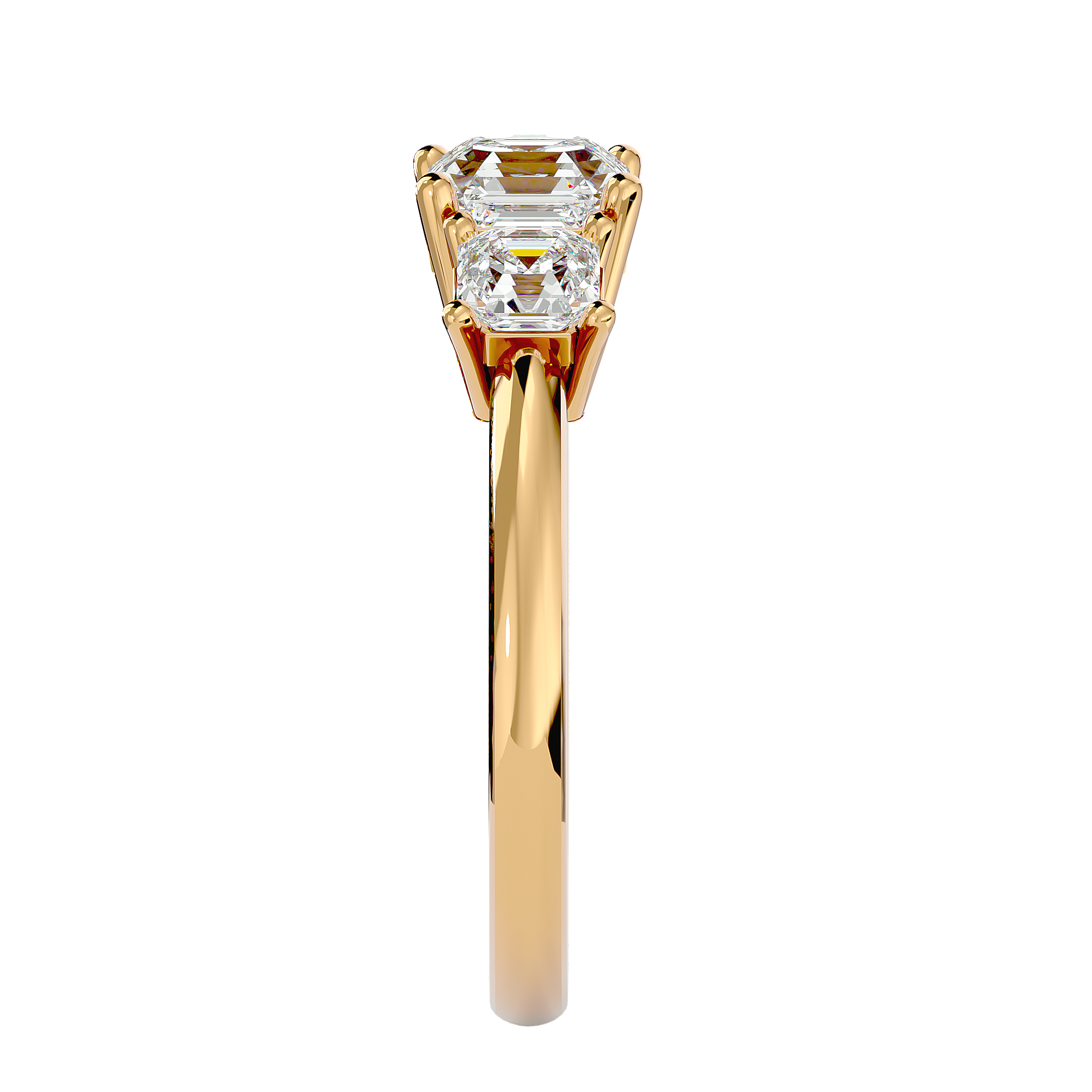 Lacey Three Stone Ring