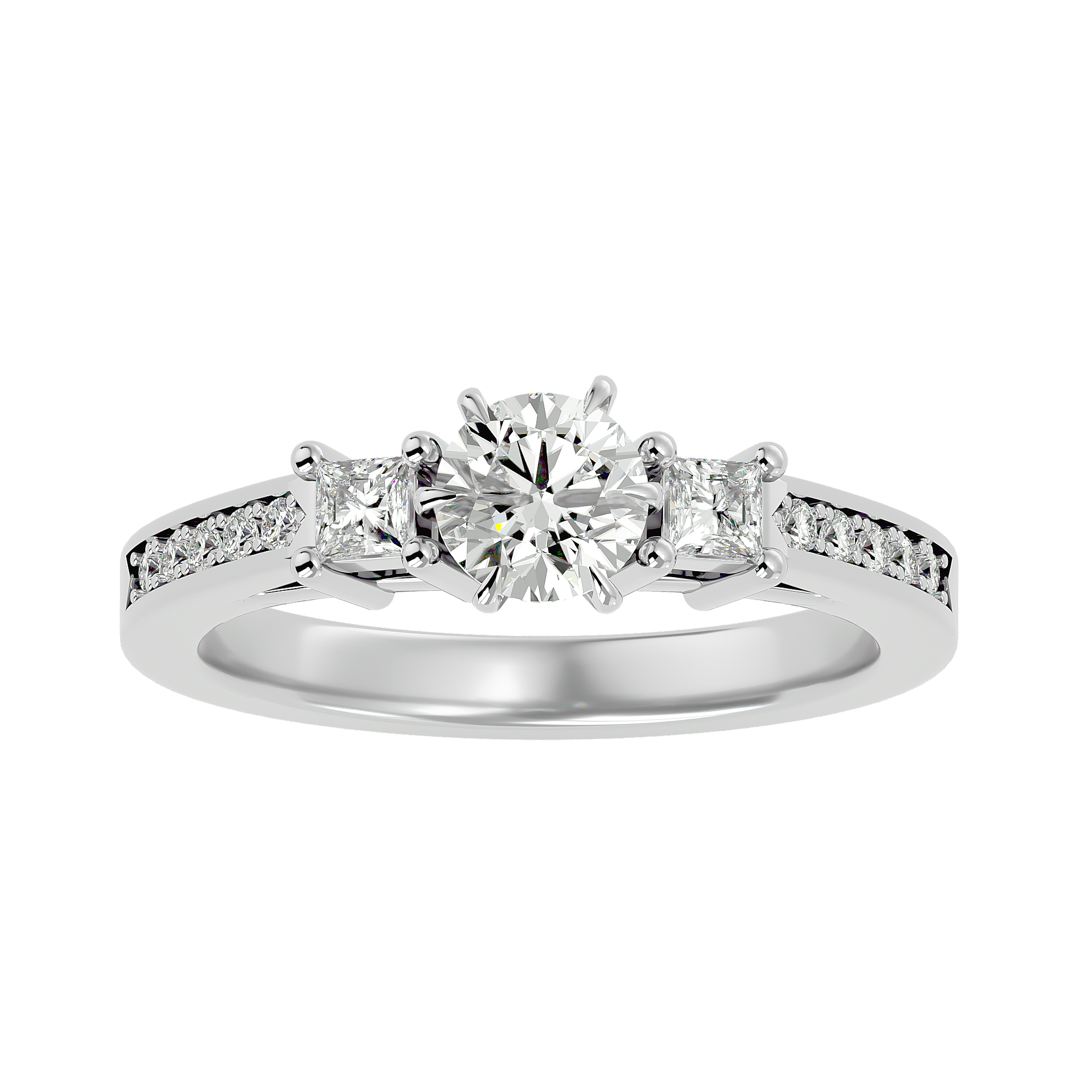 Lennox Three Stone Ring