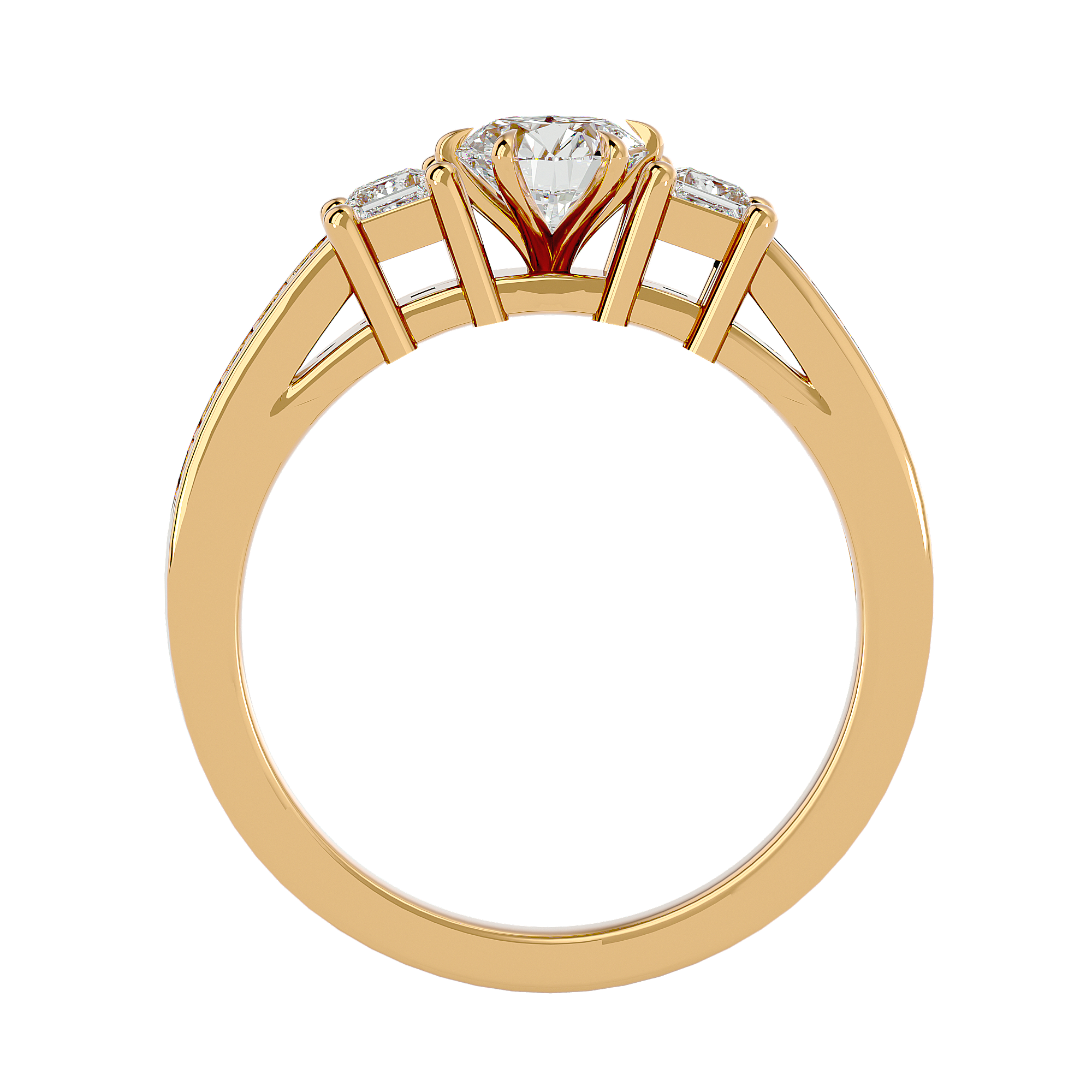 Lennox Three Stone Ring