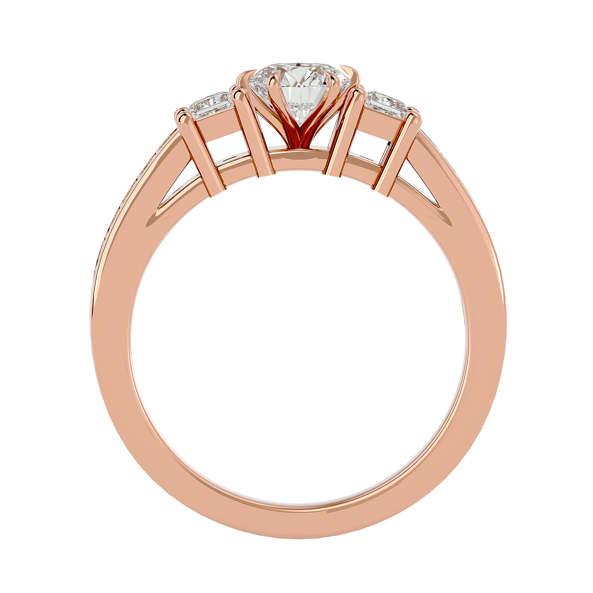 Lennox Three Stone Ring