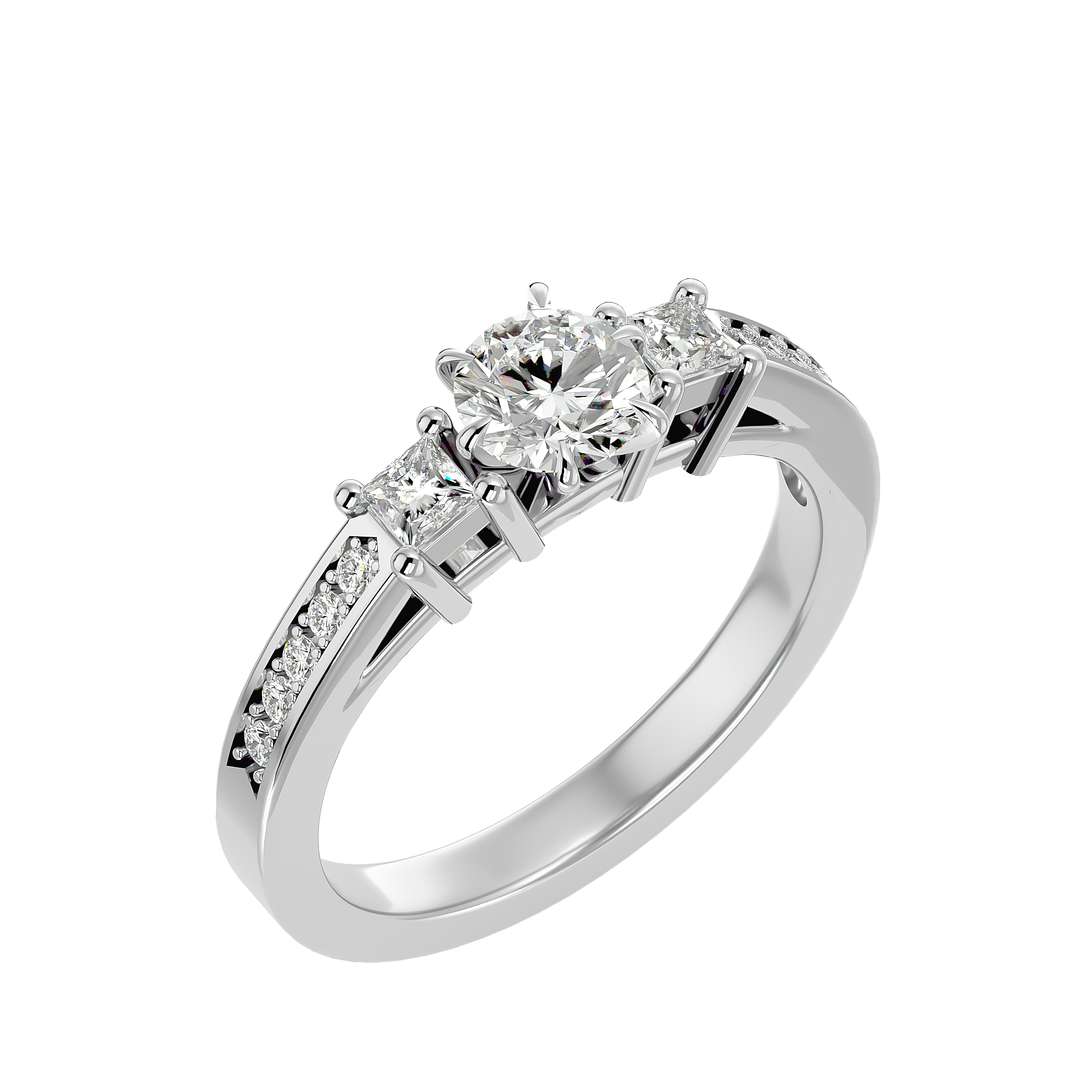 Lennox Three Stone Ring