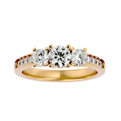 Stevie Three Stone Ring