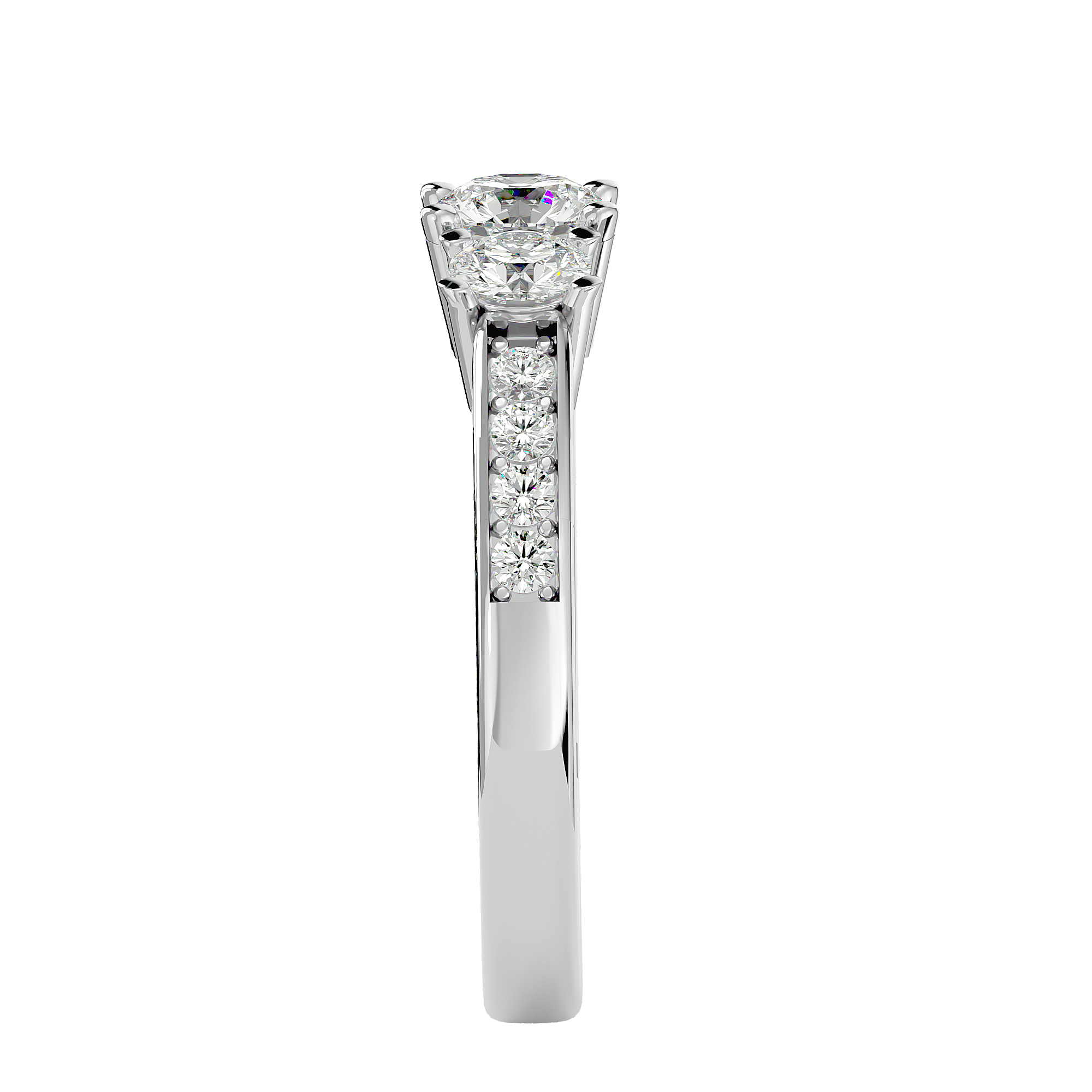 Stevie Three Stone Ring