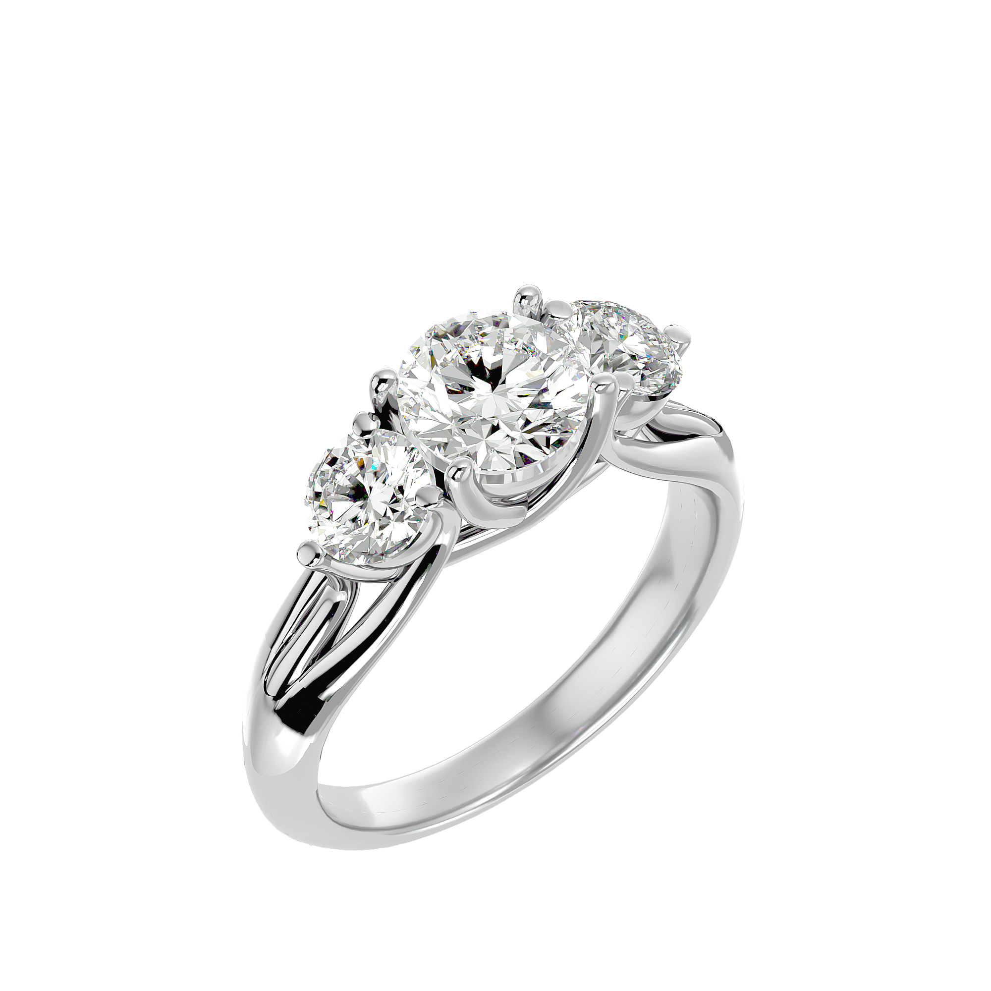 Noa Three Stone Ring