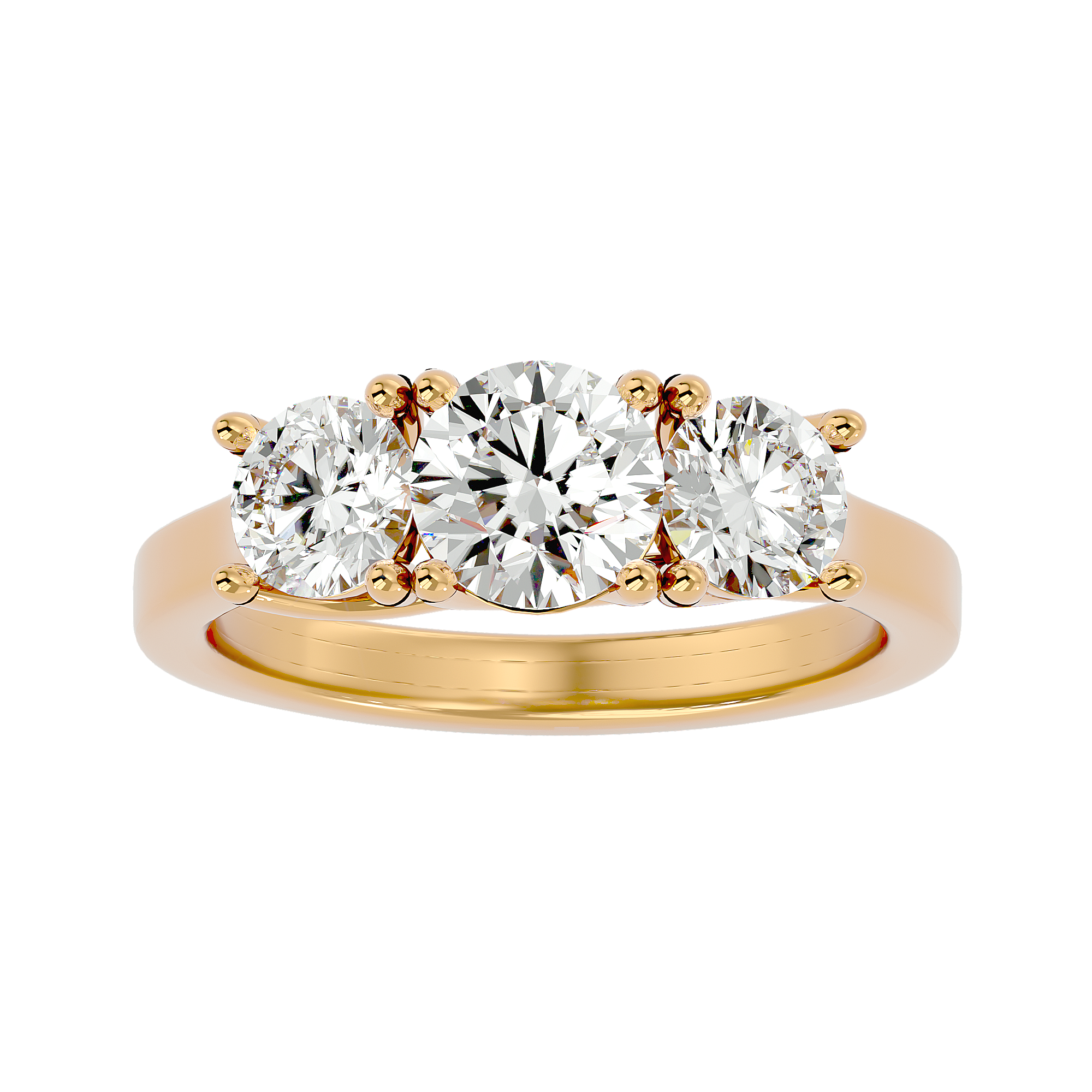 Janiyah Three Stone Ring