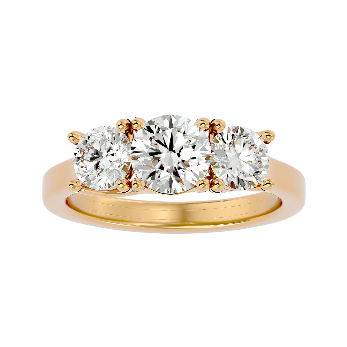 Janiyah Three Stone Ring