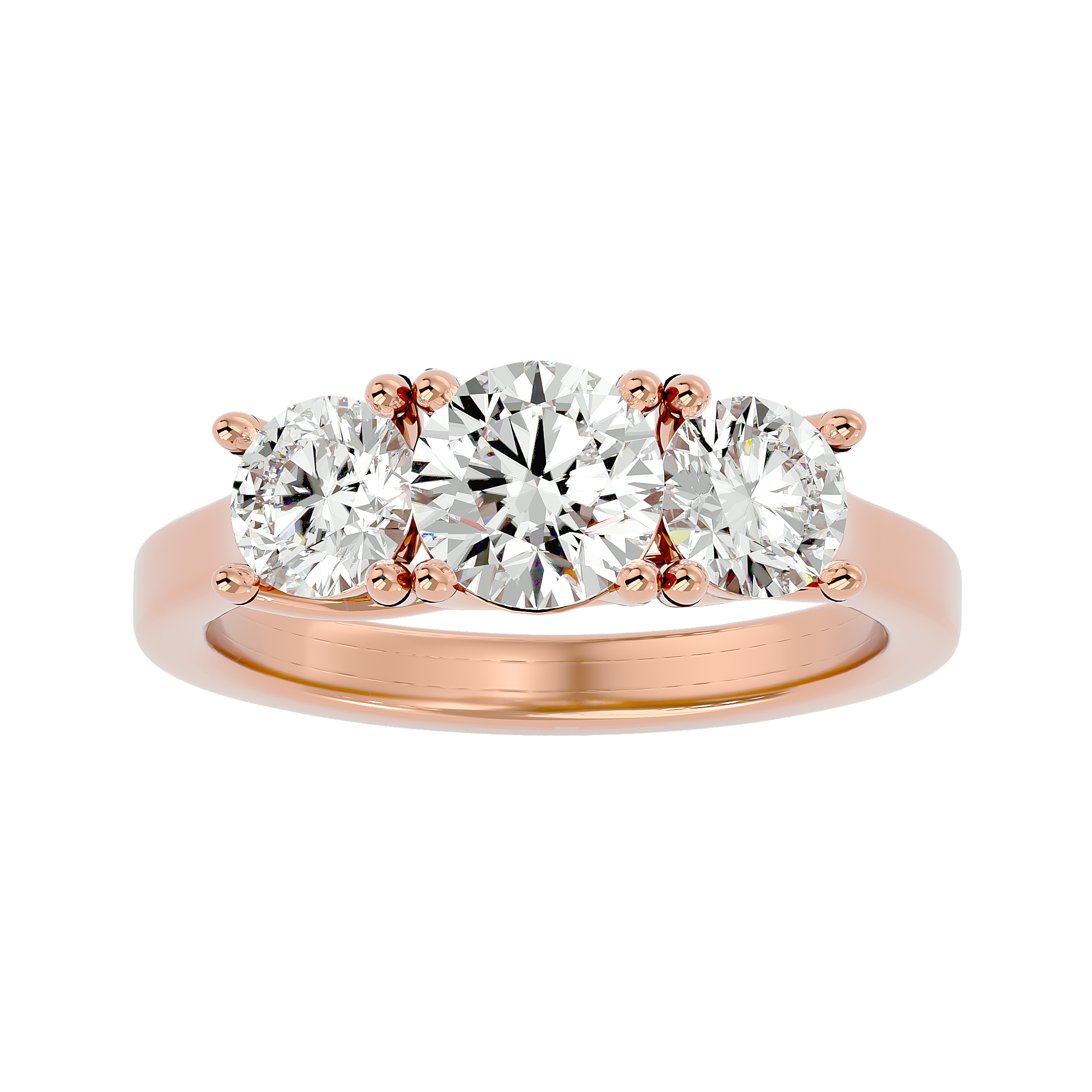 Janiyah Three Stone Ring