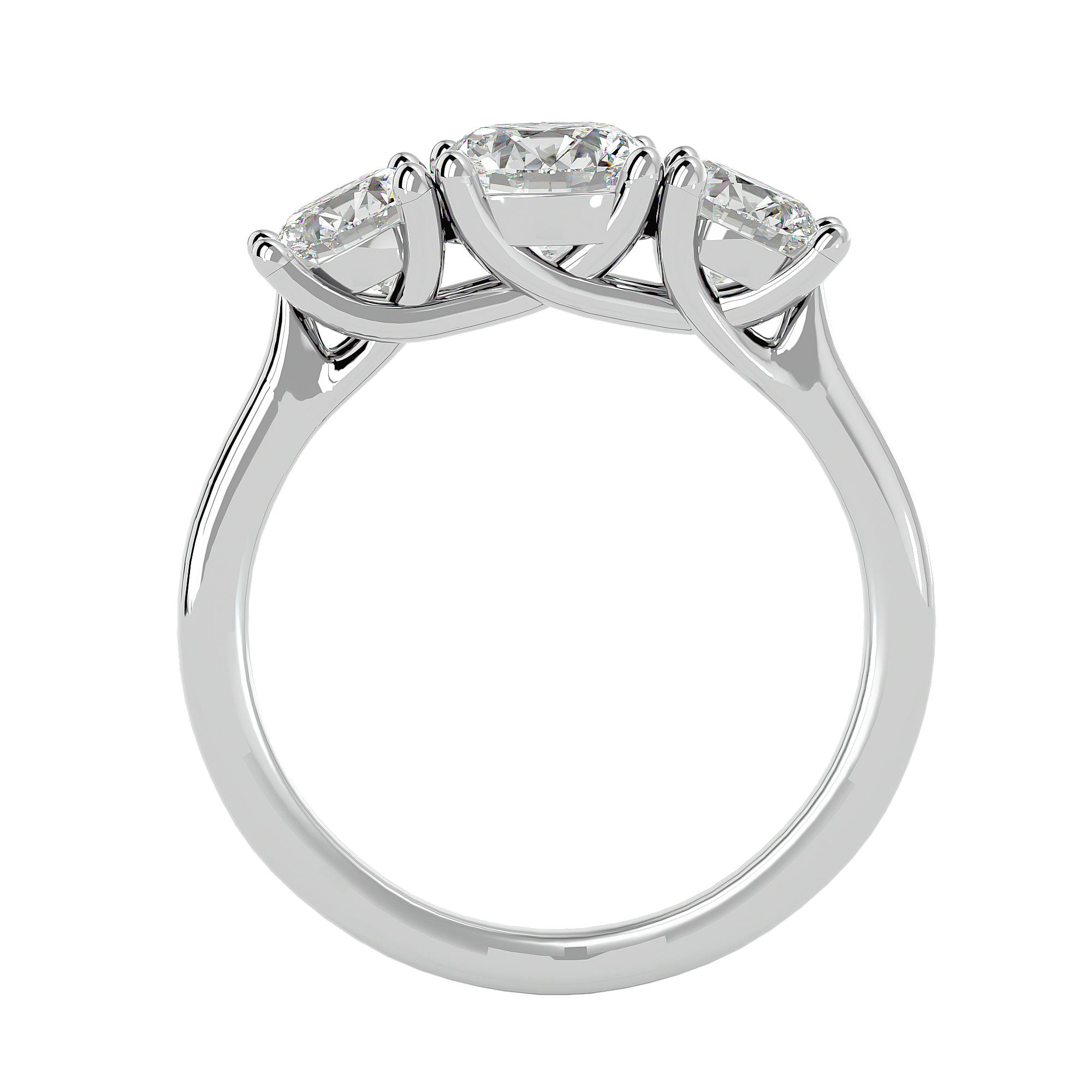 Janiyah Three Stone Ring