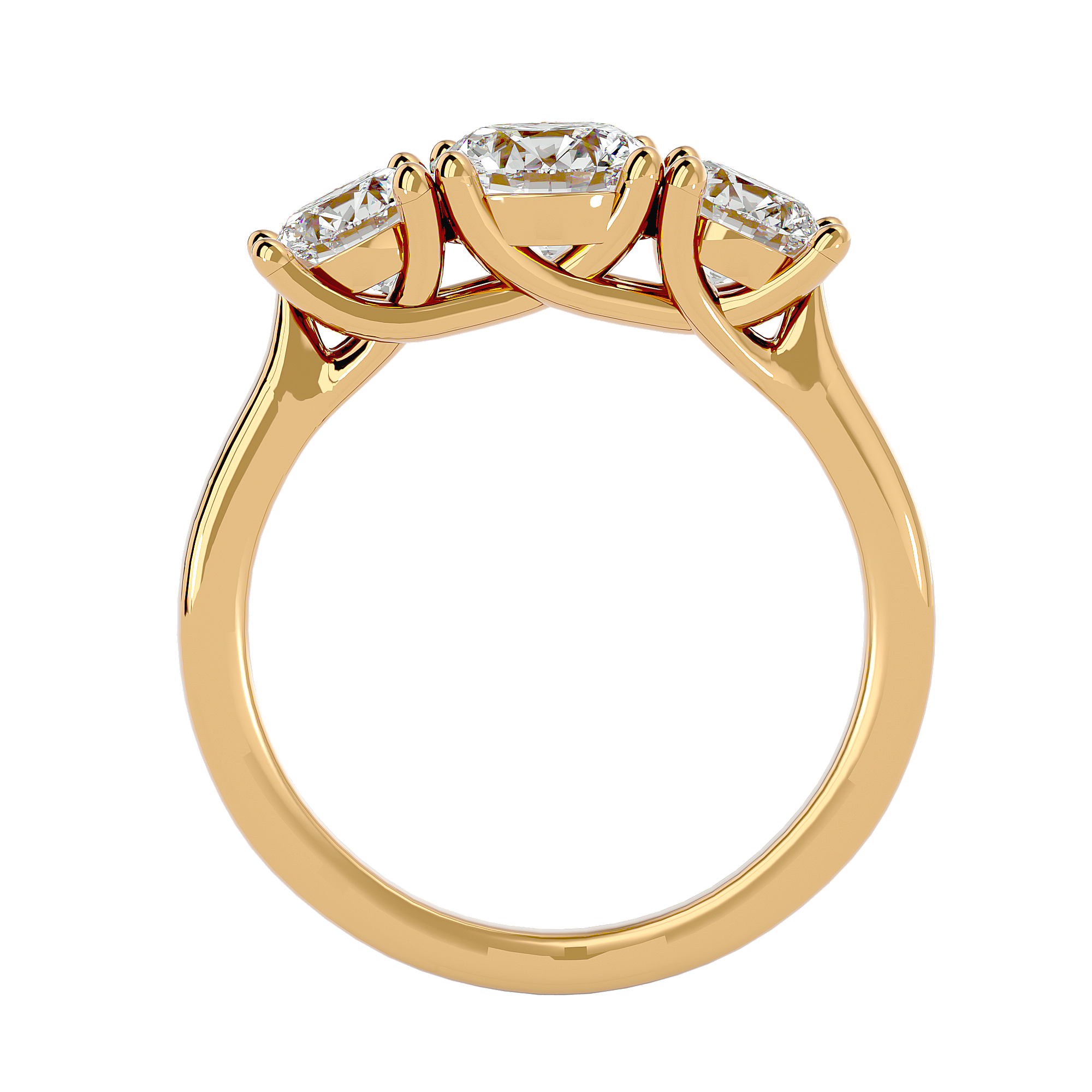 Janiyah Three Stone Ring