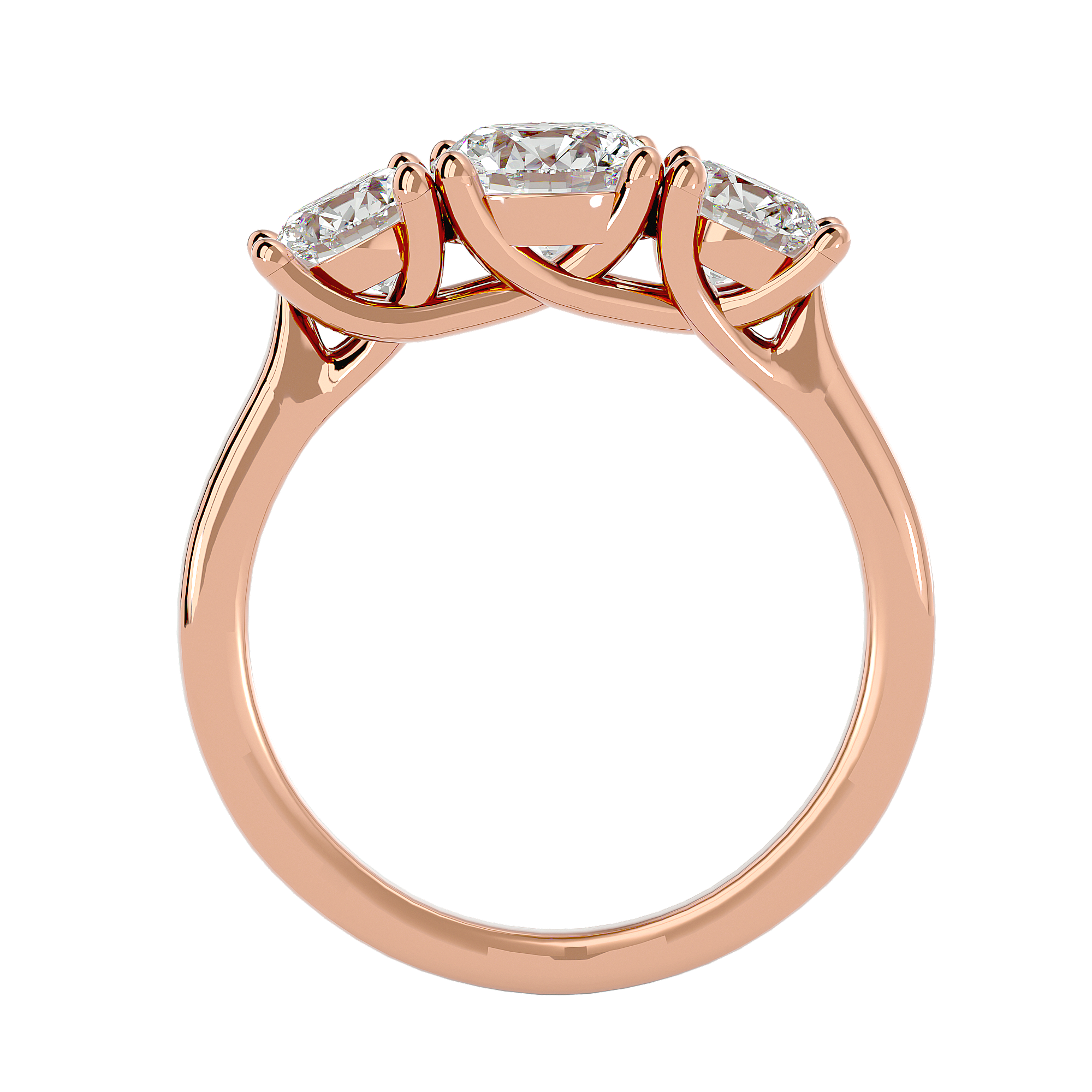 Janiyah Three Stone Ring
