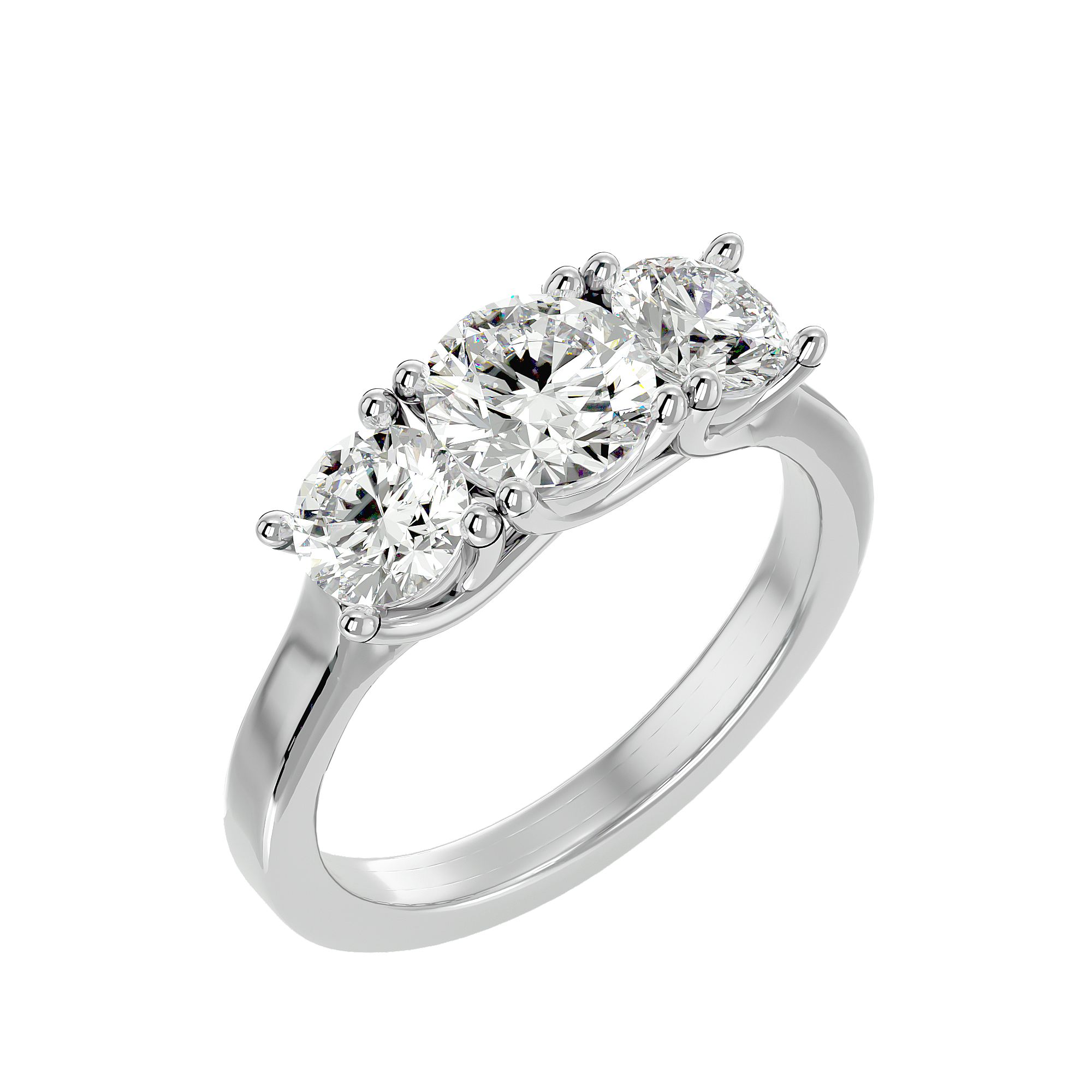 Janiyah Three Stone Ring