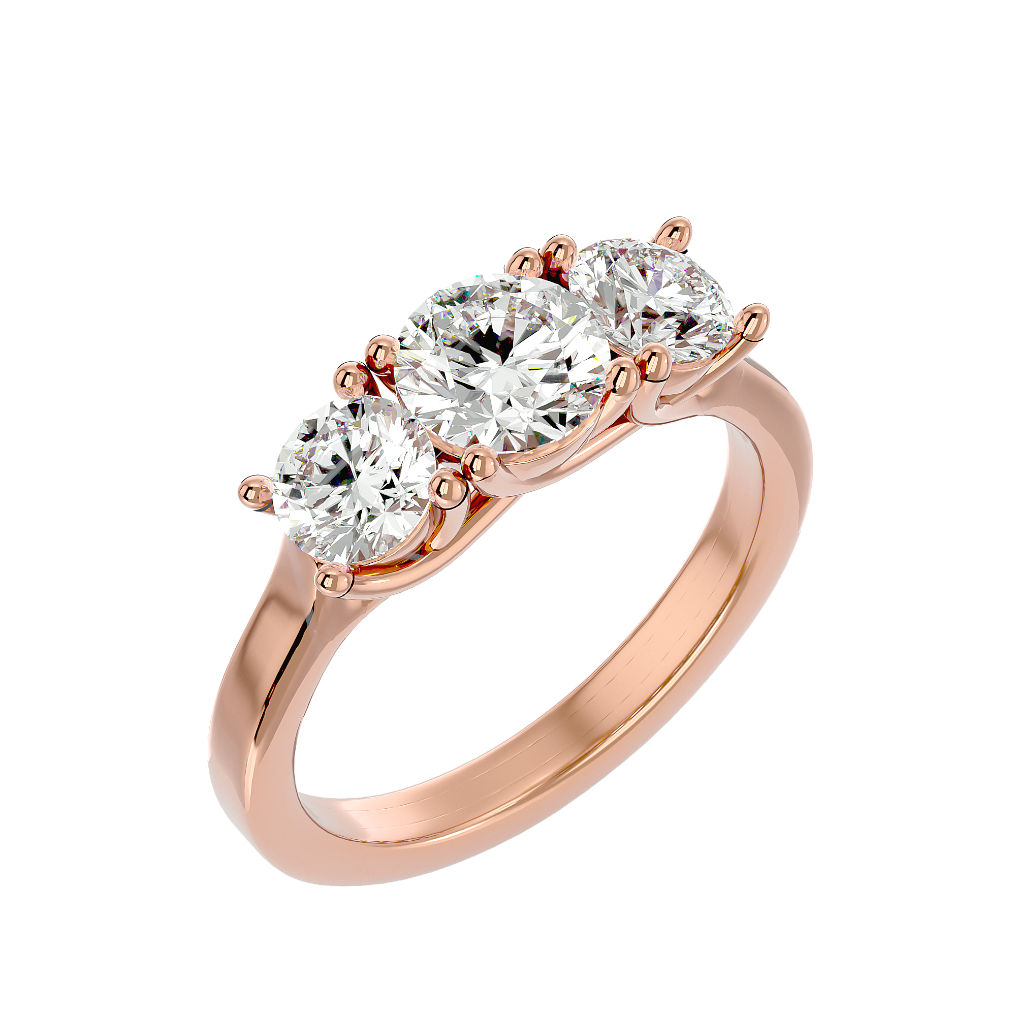 Janiyah Three Stone Ring