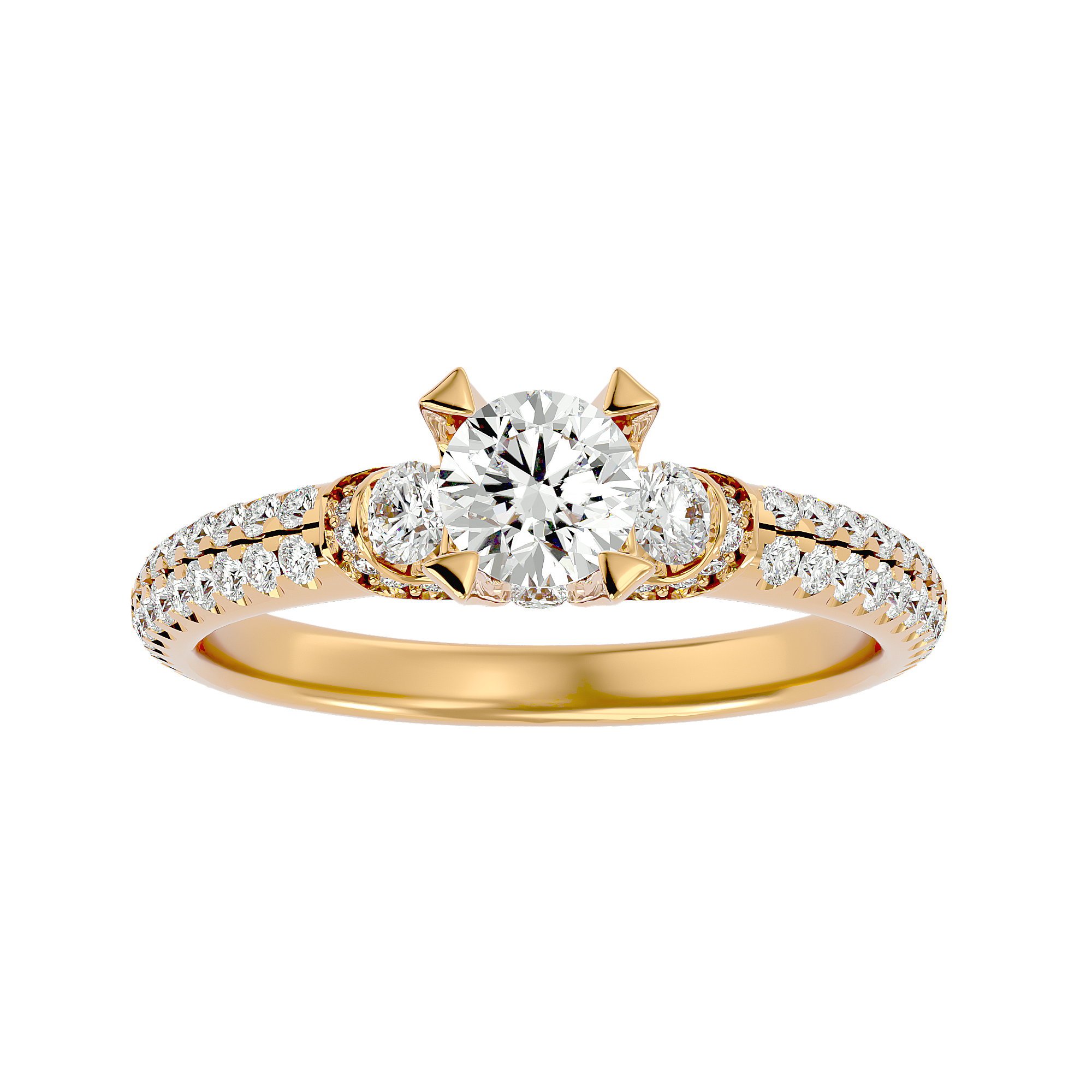 Madisyn Three Stone Ring