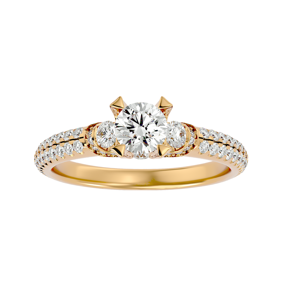 Madisyn Three Stone Ring
