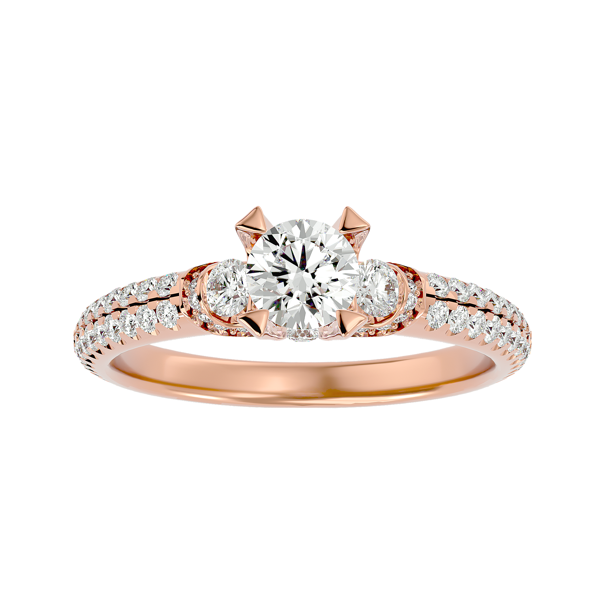 Madisyn Three Stone Ring