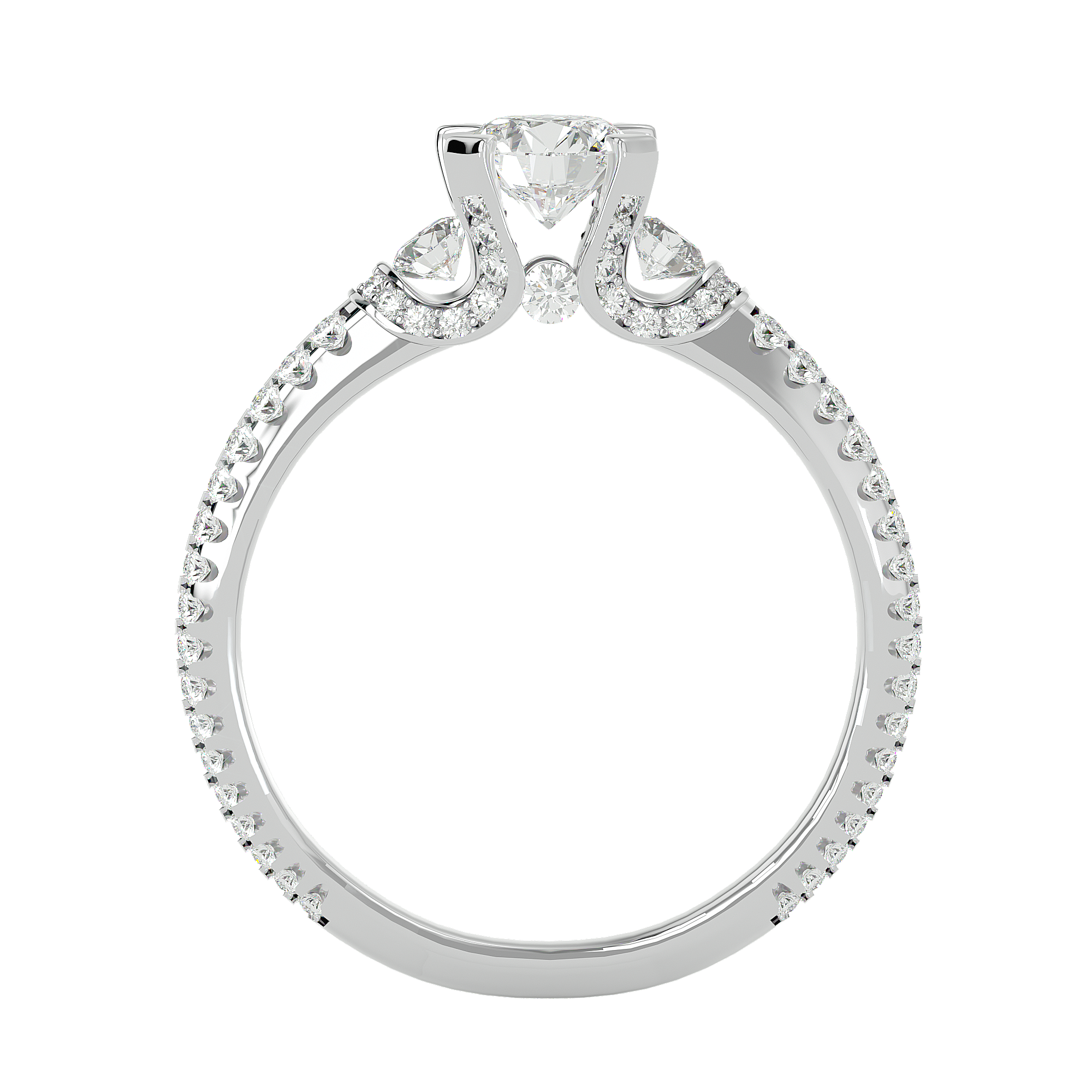 Madisyn Three Stone Ring