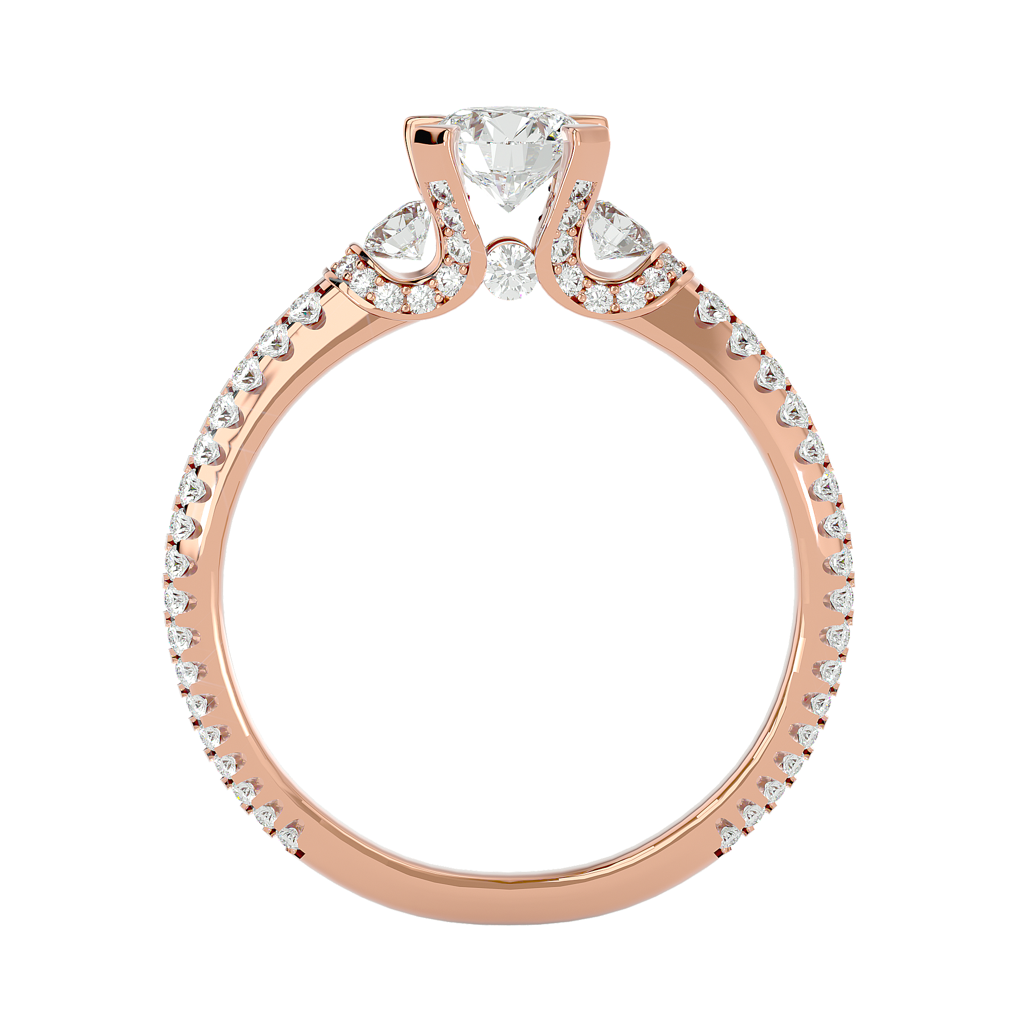 Madisyn Three Stone Ring
